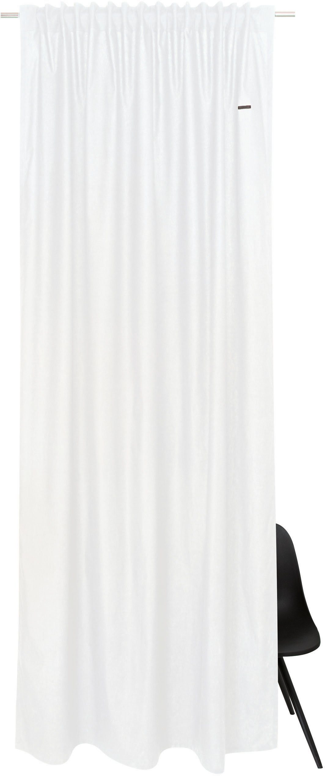 Vorhang Neo, Esprit, verdeckte Schlaufen (1 St), blickdicht, aus nachhaltiger Baumwolle, blickdicht white/creme/weiß | Thermovorhänge