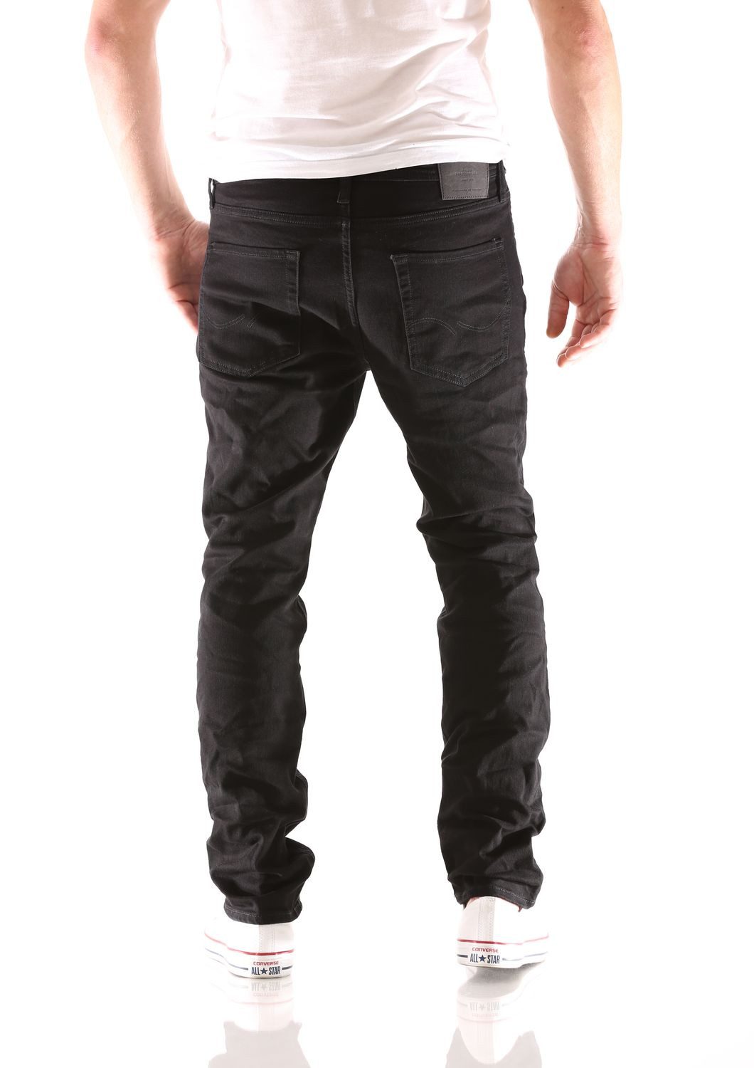 Jack & Jones Slim-fit-Jeans Jack & Jones Tim Original Slim Herren Jeans – Bild 3 von 3