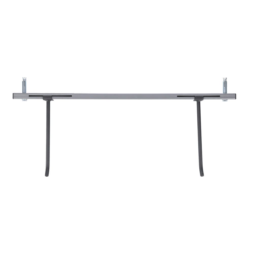 HMS Wandhaken Wandhalterung Mattenhalter Aufhängung, Fitnessmatten, Yogamatten, (Spar-Set, 1-St., 75 x 4 x 2 cm stabil), platzsparend, Stahl, wandmontiert, bis 26 kg