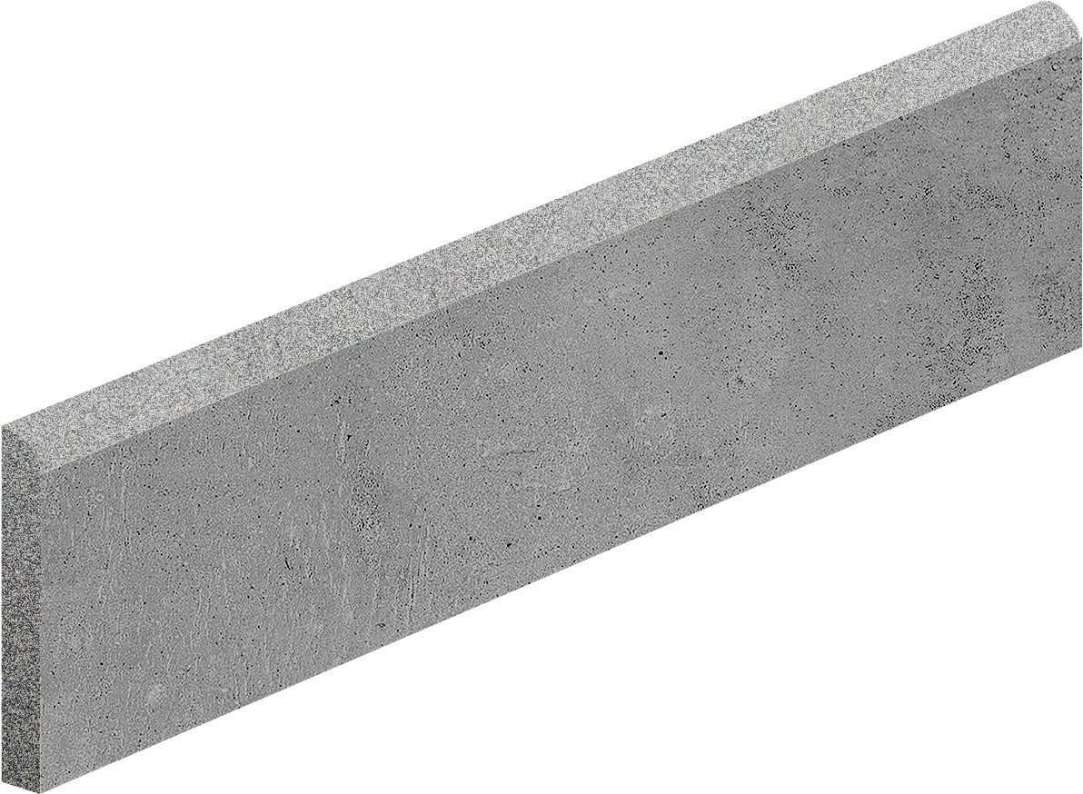 Euro Stone Sockelfliese Sockel Hometec Beton 7 x 60 cm anthrazit, Feinsteinzeug, Grau