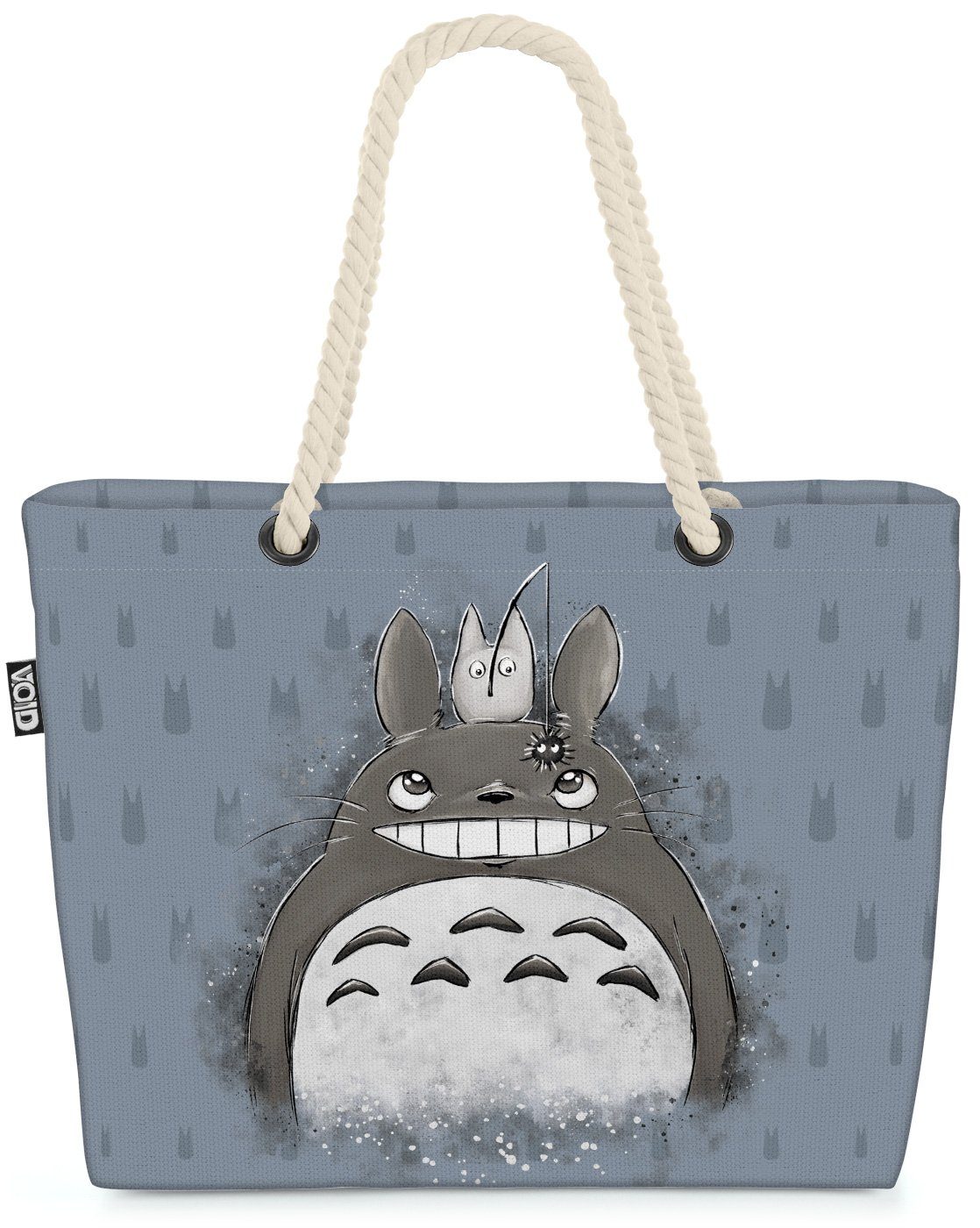 VOID Strandtasche (1-tlg), Totoro mein nachbar anime japan ghibli grau