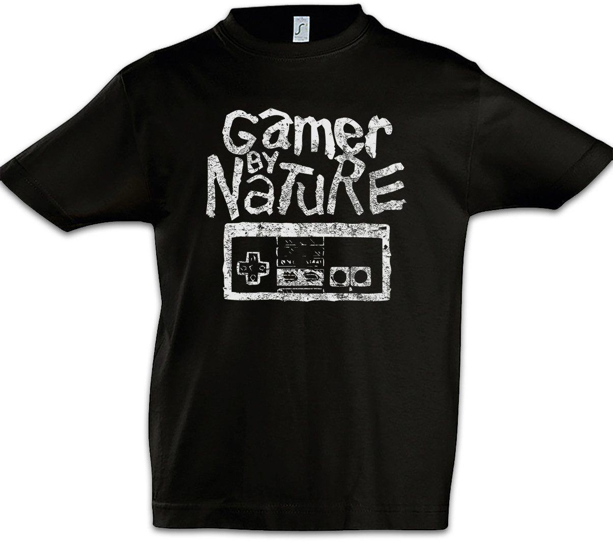 Print-Shirt Gamer By Nature Kinder T-Shirt Fun Nerd Geek Sysadmin Coder Security