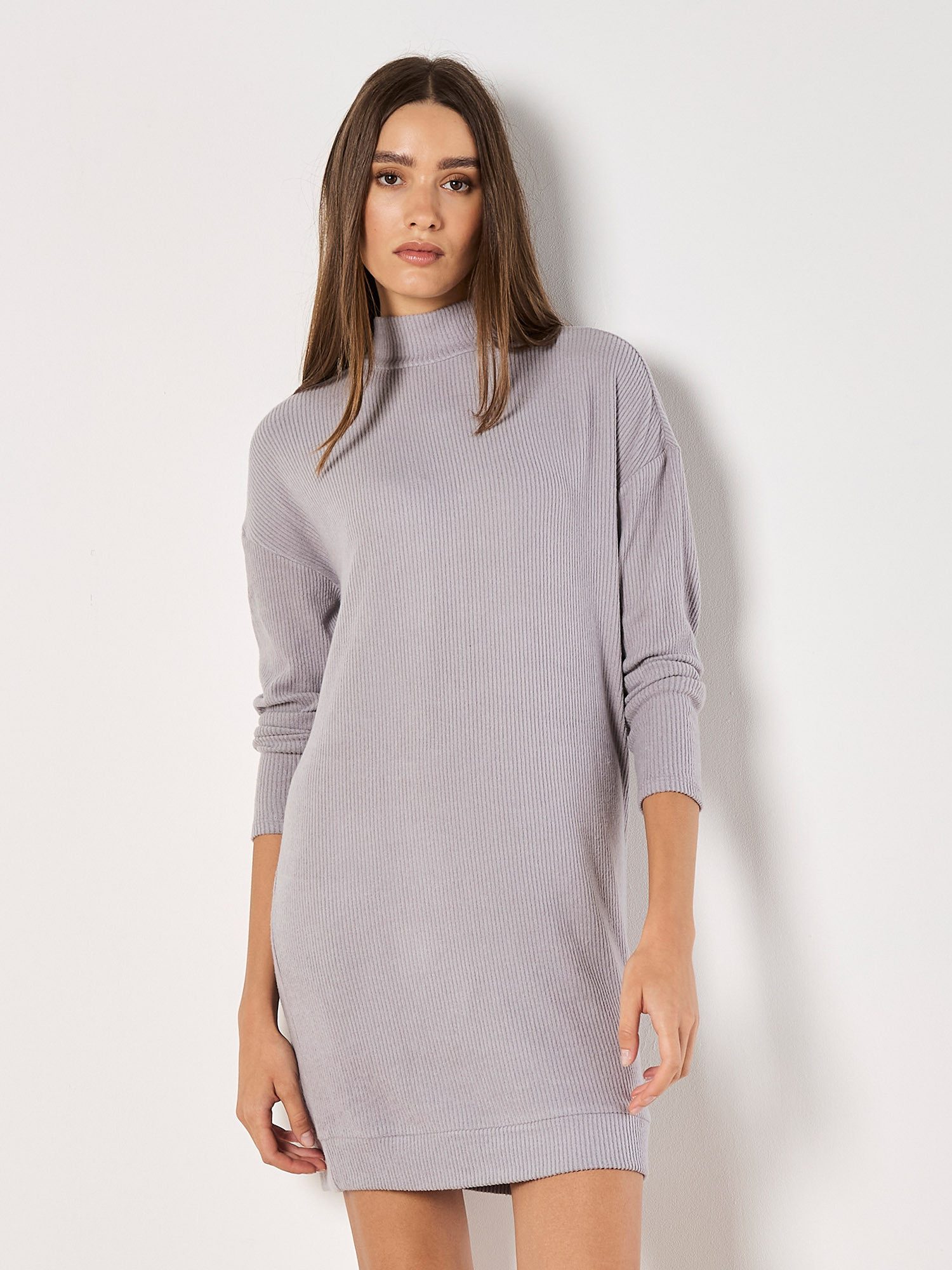 Apricot Strickkleid Minikleid aus Rippenstrick, (1-tlg) günstig online kaufen