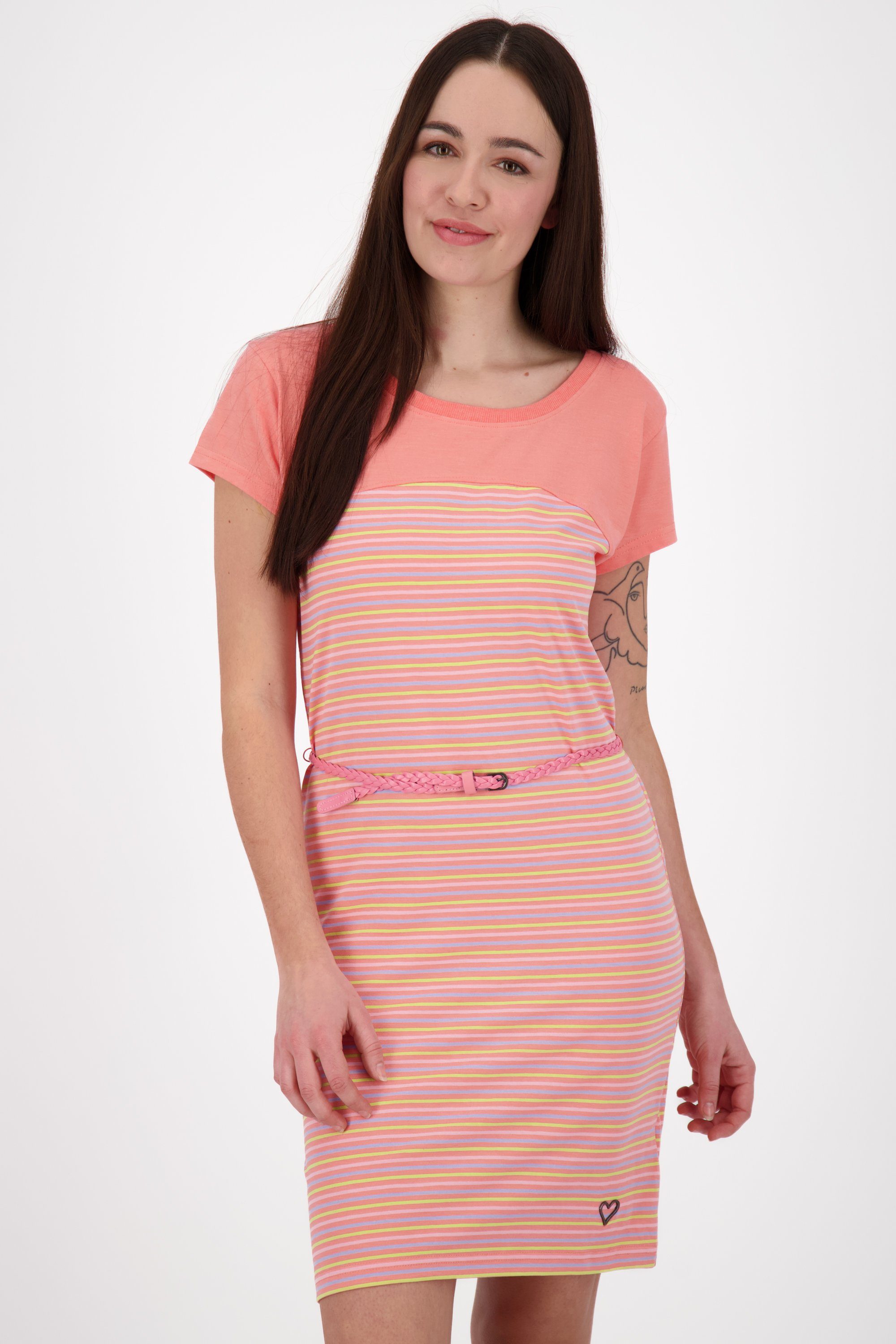 Alife & Blusenkleid Damen Kleid Kickin ClariceAK Sommerkleid, peach Dress