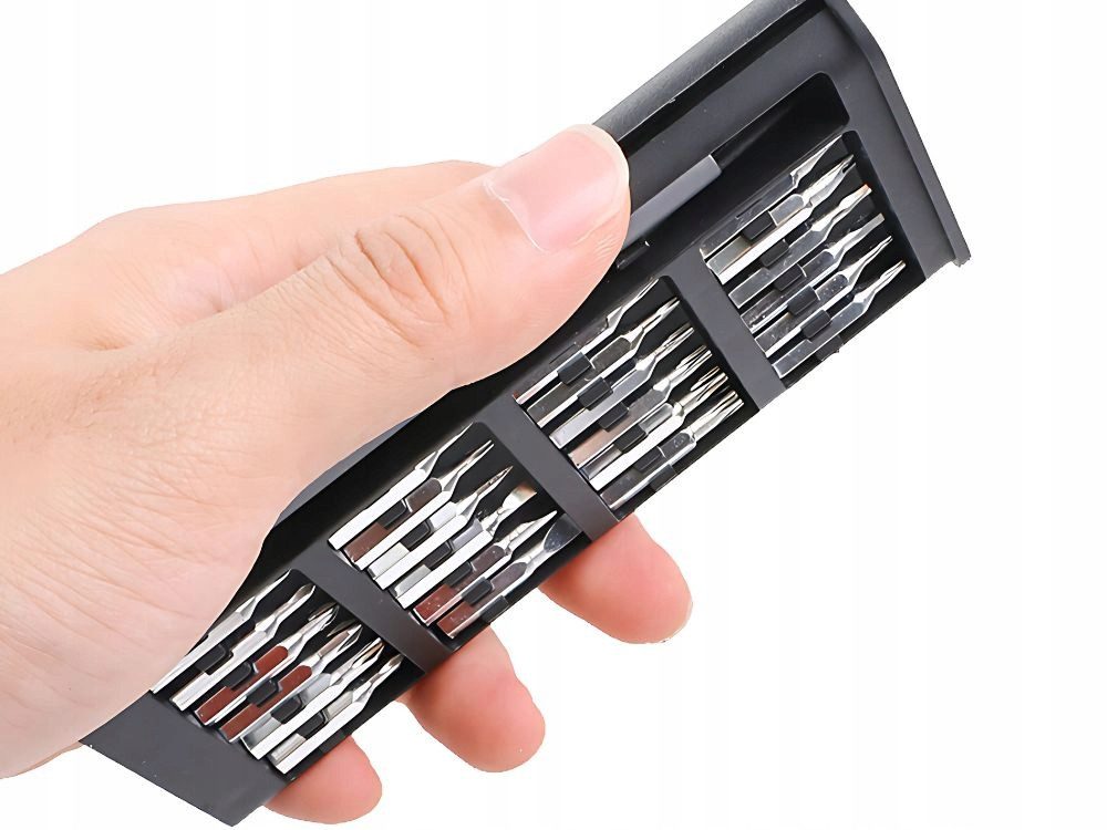VERK GROUP Schraubendreher Präzisions Schraubendreher Set 24in1 Magnetisch Feinmechaniker, (Set, 1 St), 24-in-1 Set, magnetische Bits