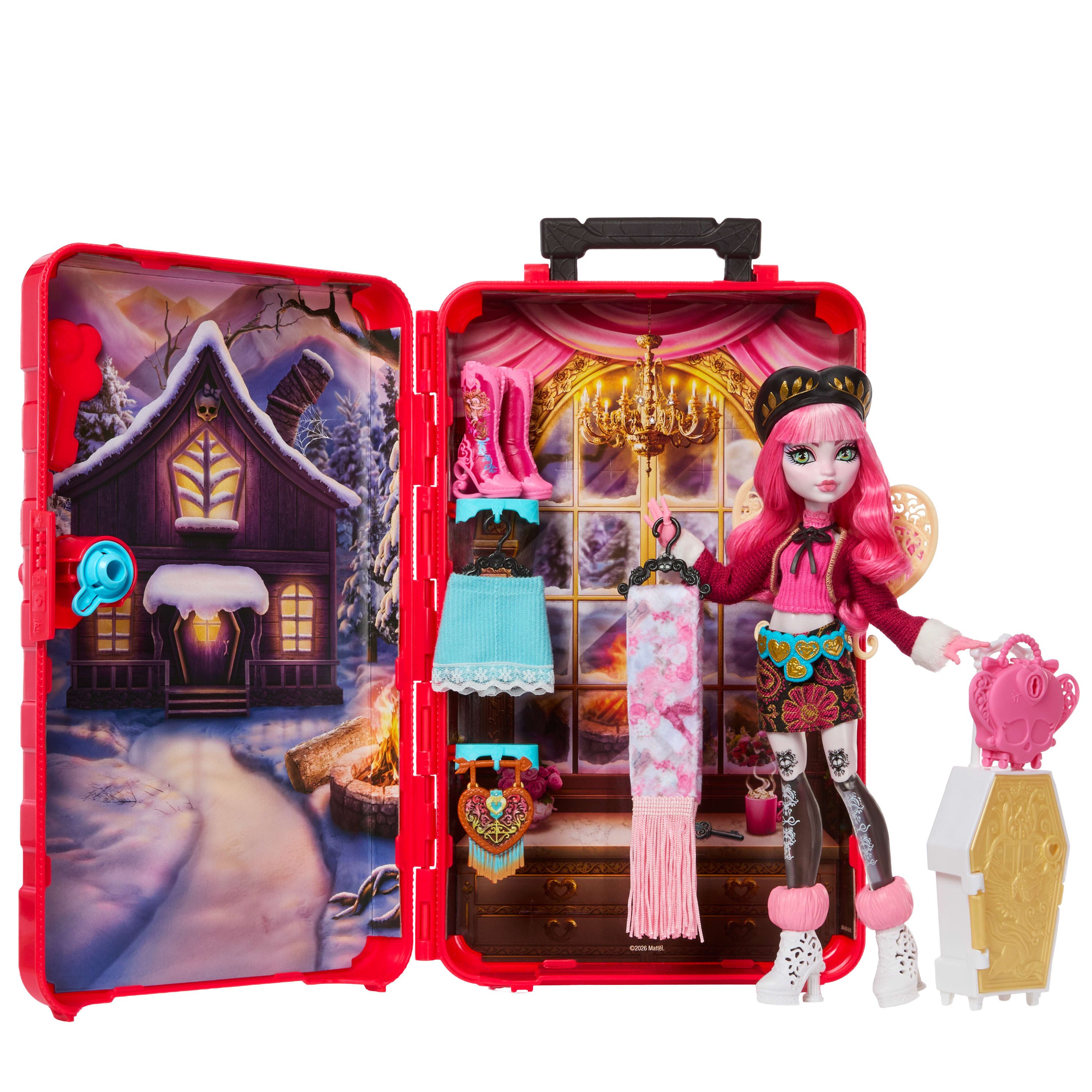 MonsterHigh™ Anziehpuppe Monster High Skulltimate Secrets Hütten-Gruselurlaub, Cupid Asteria
