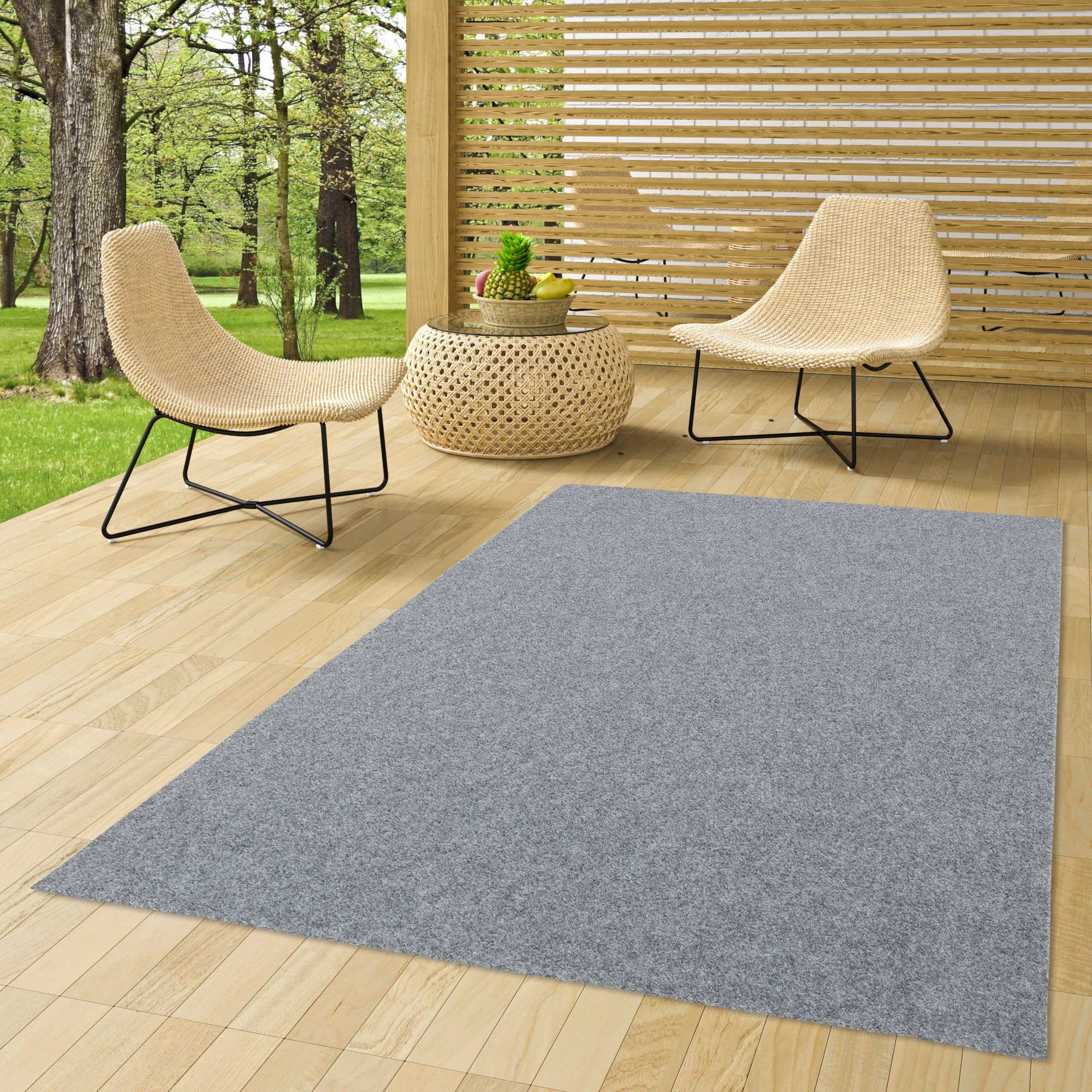 Snapstyle Rasenteppich Kunstrasen Rasenteppich mit Noppen Kingston, Rechteckig, Höhe: 7 mm – Bild 2 von 5