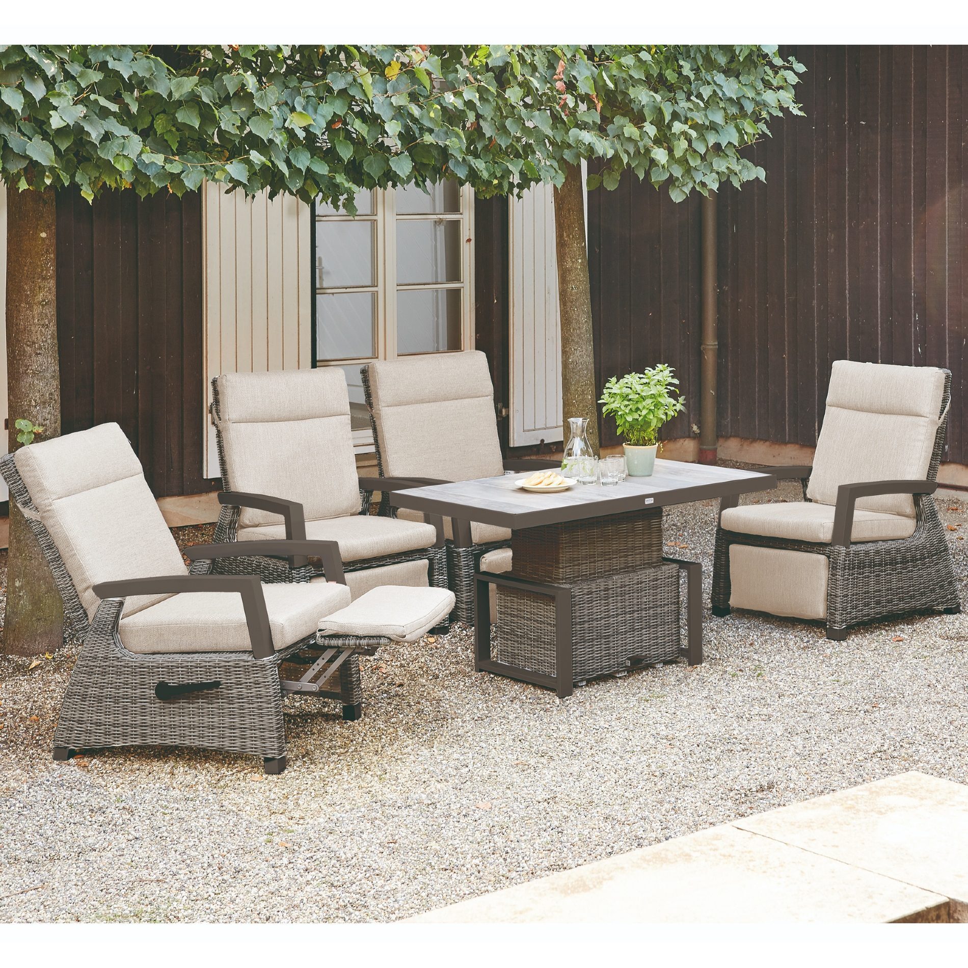 ᐅ Siena Garden GartenloungeSet Corido, (Loungeset für 4 Personen, 5