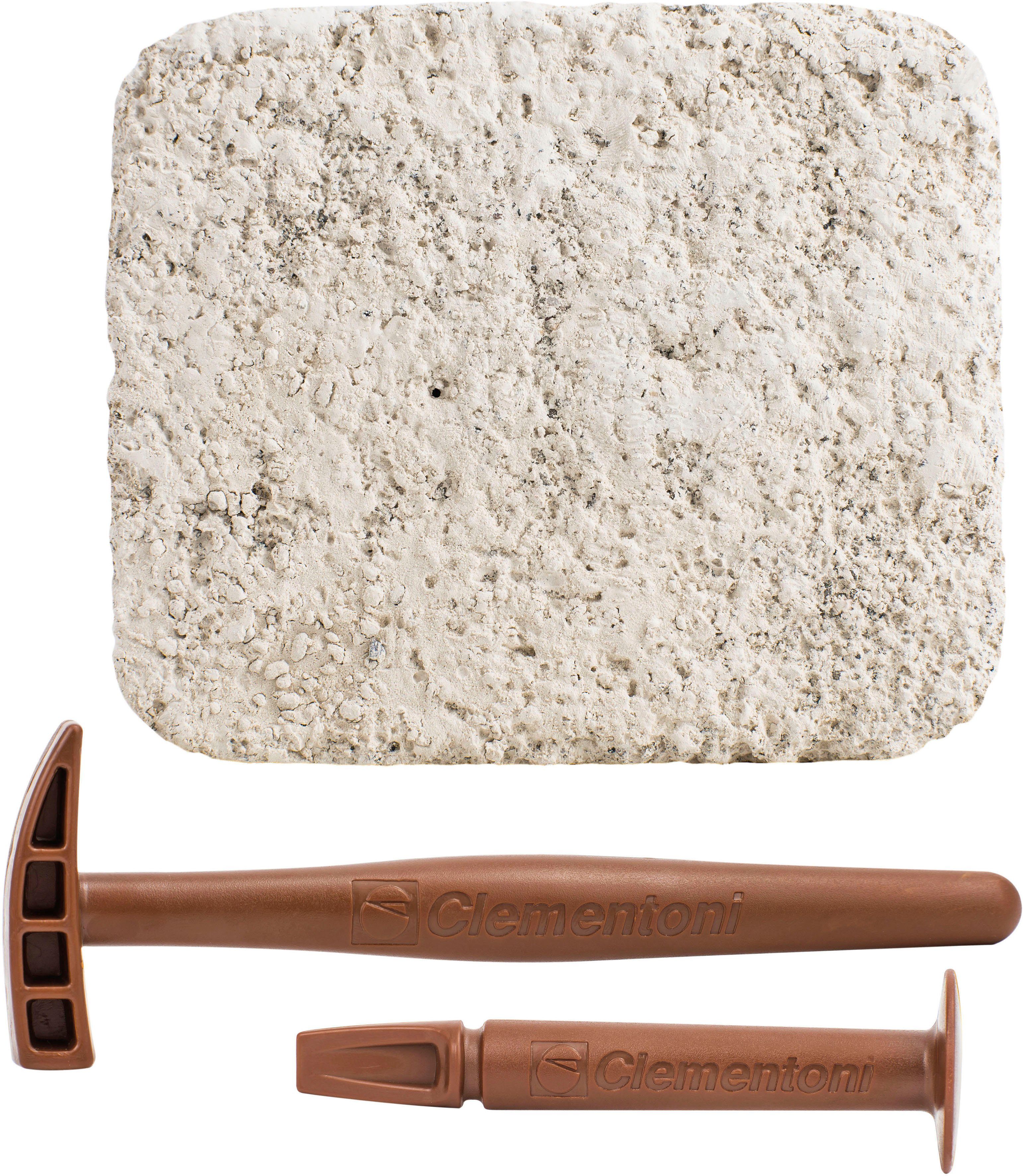 Clementoni® Experimentierkasten Galileo, Ausgrabungs-Set Steine und Mineralien, Made in Europe