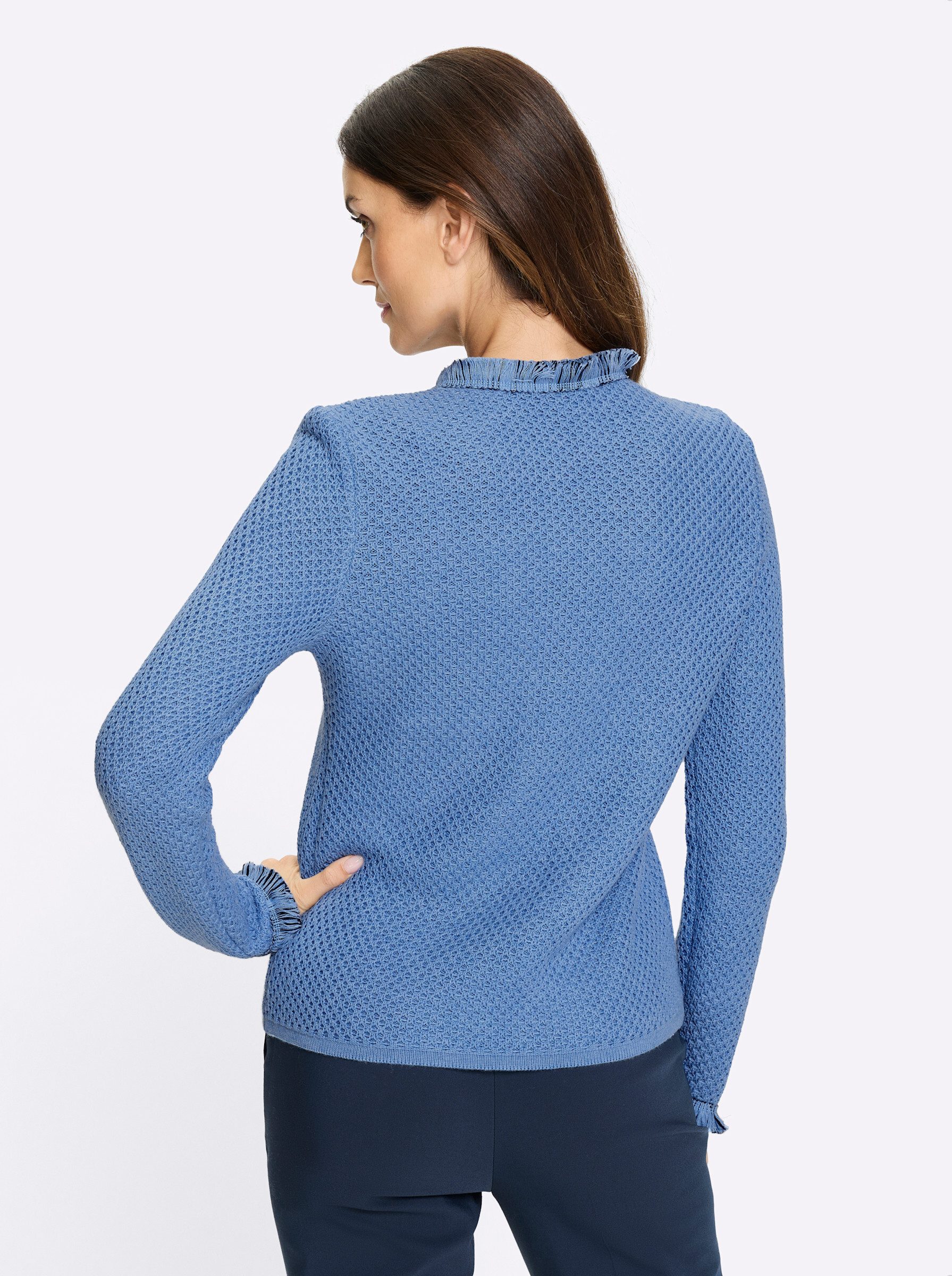 heine Strickjacke Cardigan Langarm Jacquard