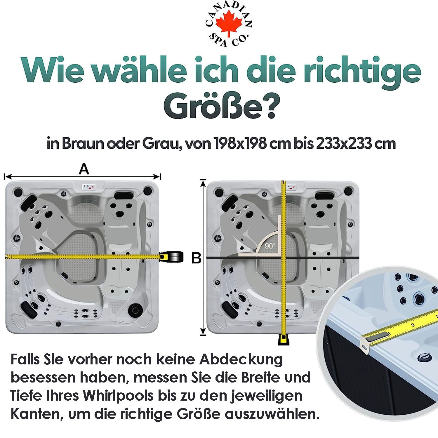Canadian Spa GmbH Whirlpool Isolierabdeckung, (Proline) günstig online kaufen