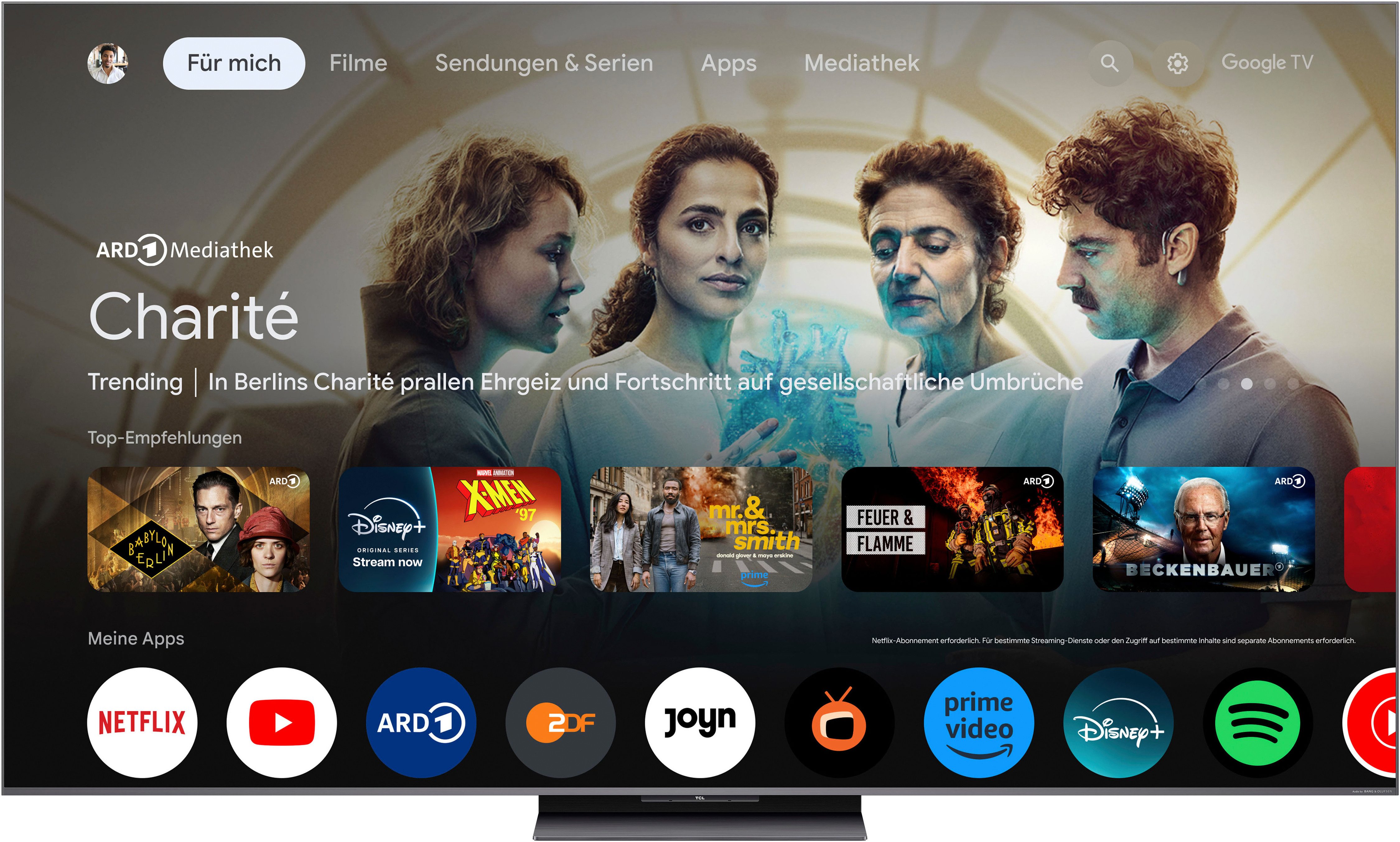 TCL 85Q8CX7 Mini-LED-Fernseher (215 cm/8...