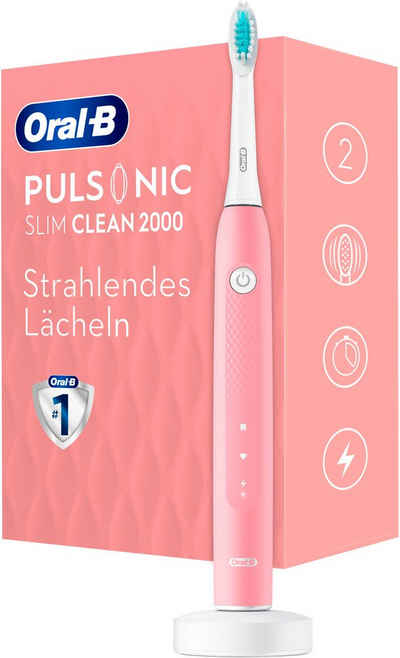 Oral-B Schallzahnbürste Pulsonic Slim Clean 2000, Aufsteckbürsten: 1 St.