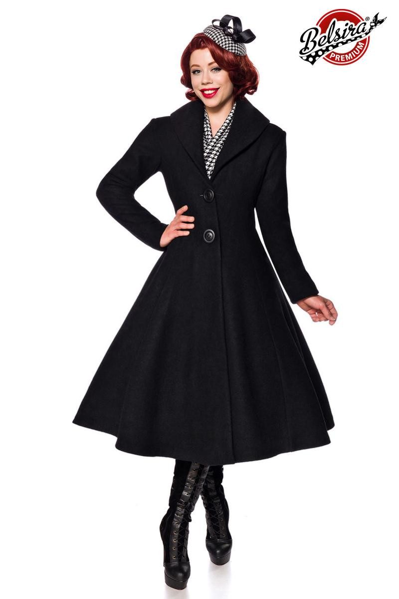 Langmantel Belsira - Premium Wollmantel - (2XL,3XL,4XL,L,M,S)