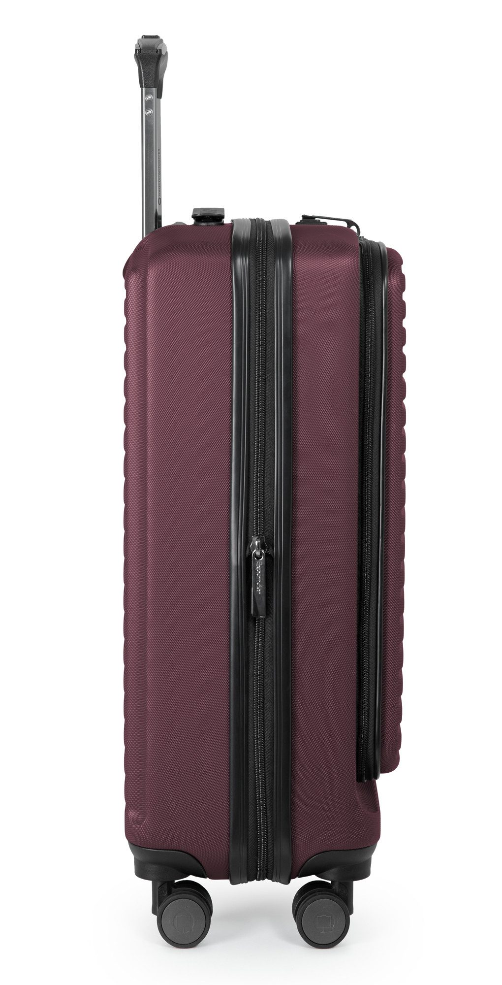 Hauptstadtkoffer Handgepäckkoffer Mitte, 4 Rollen, Handgepäck-Trolley Toploader, Laptop-Fach, TSA 37L
