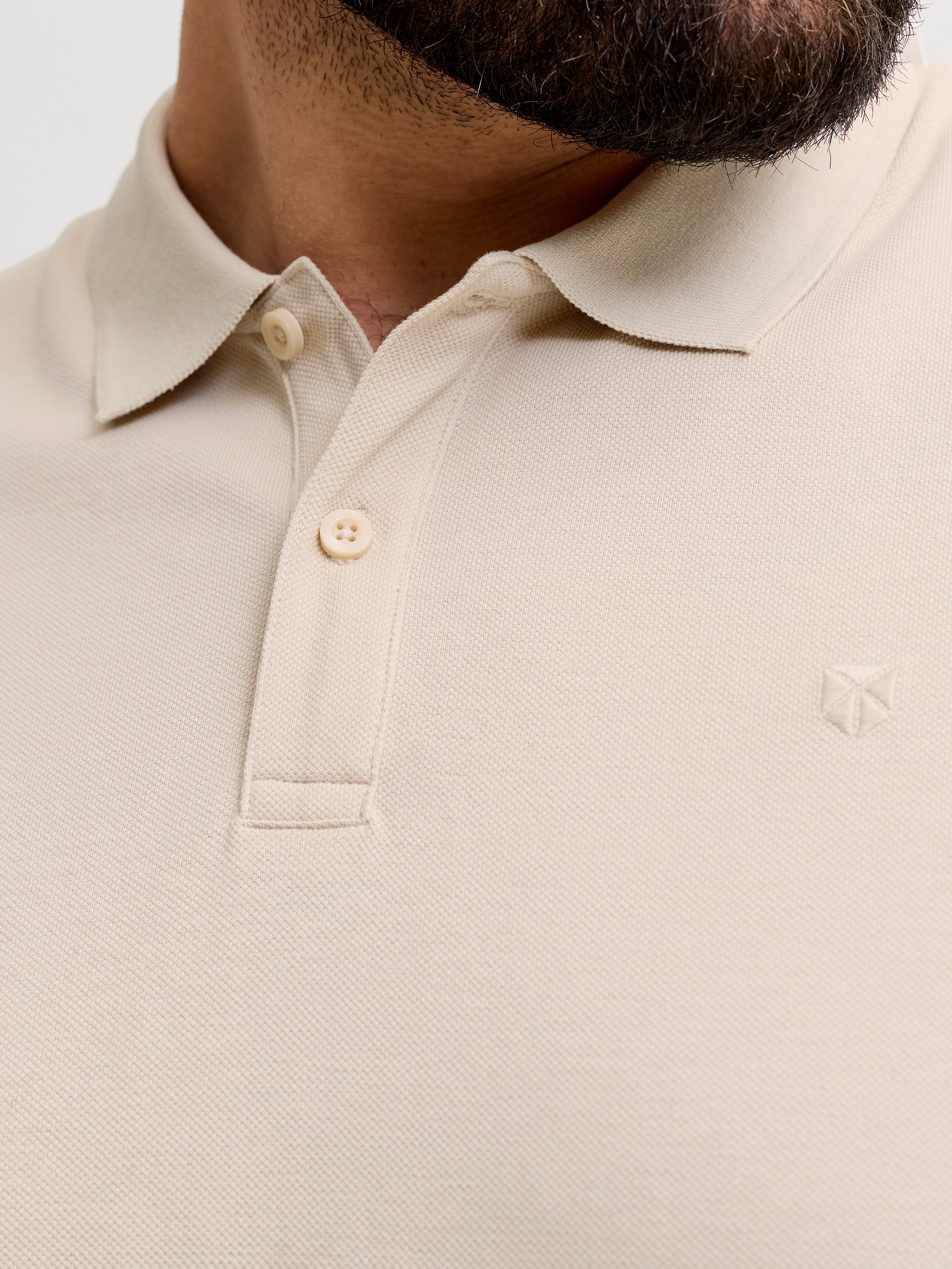 Jack & Jones PlusSize Poloshirt JPRBLAWESTON SS POLO PLS mit Stickerei – Bild 3 von 5