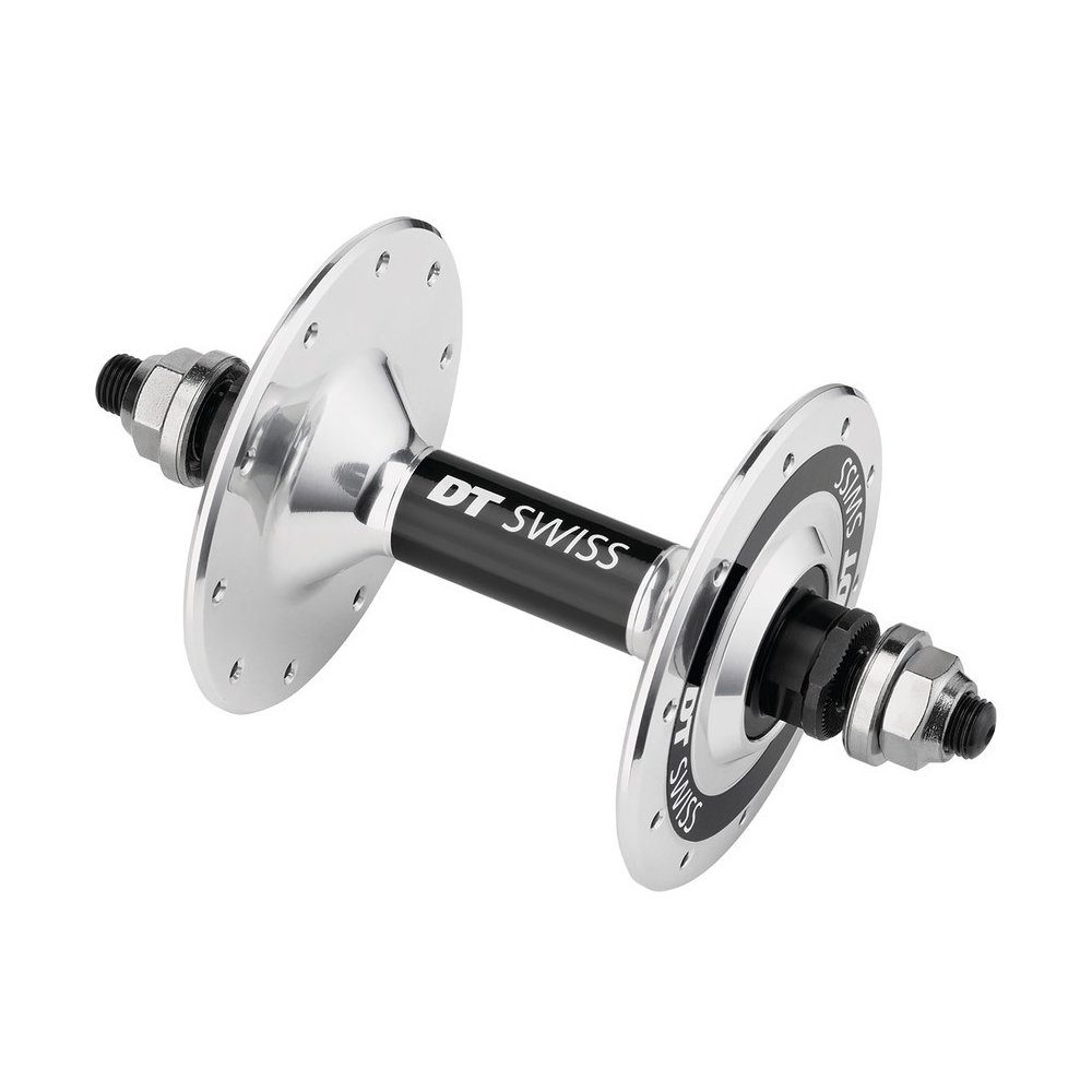 DT Swiss Hinterradnabe Vorderrad-Nabe 370 Track non disc 100mm/9mm Thru bolt, 20 Loch, silber