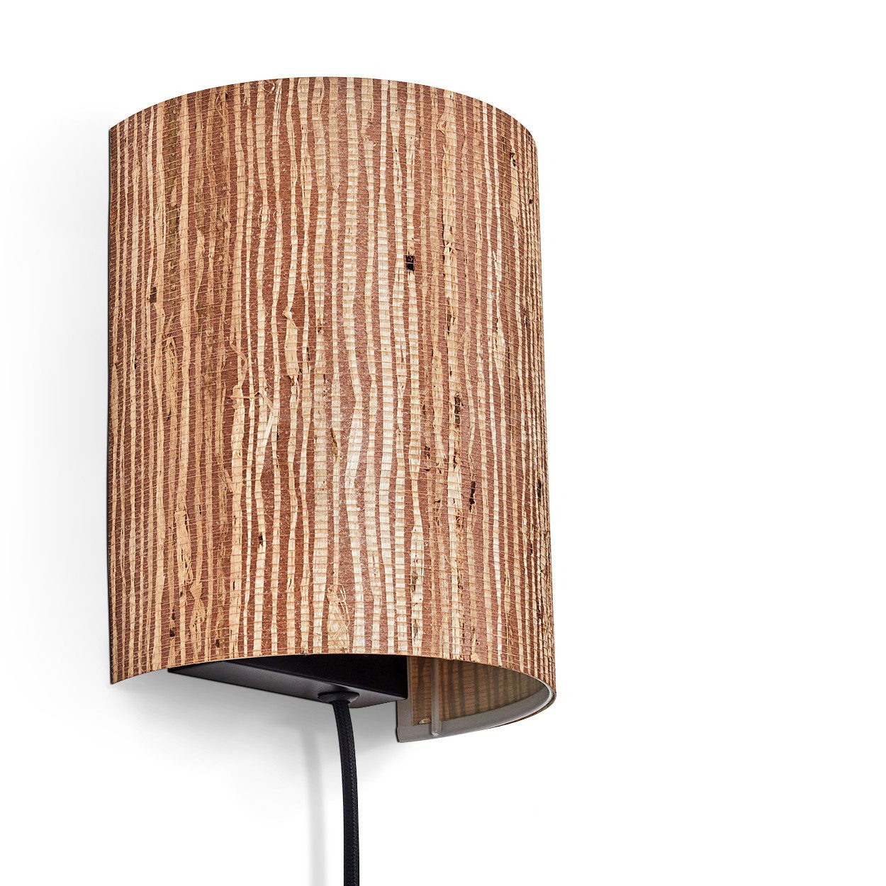 hofstein Wandleuchte Wandlampe aus Metall/Seegras in günstig online kaufen