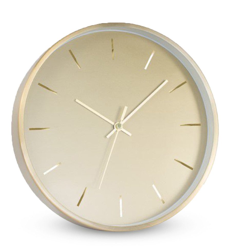 Miraval Wanduhr Analoge Wanduhr: Klassisches Design in Gold günstig online kaufen