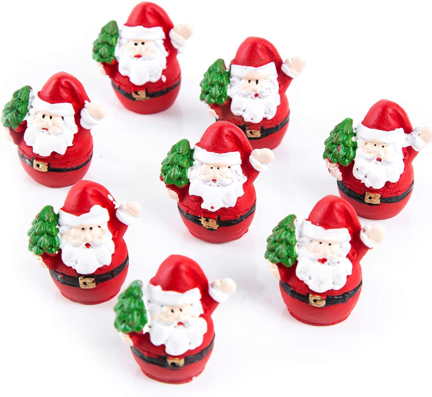 Logbuch-Verlag Weihnachtsfigur St) SANTA 3,5 (20 MINI 20 CLAUS NIKOLAUS cm Weihnachtsmann