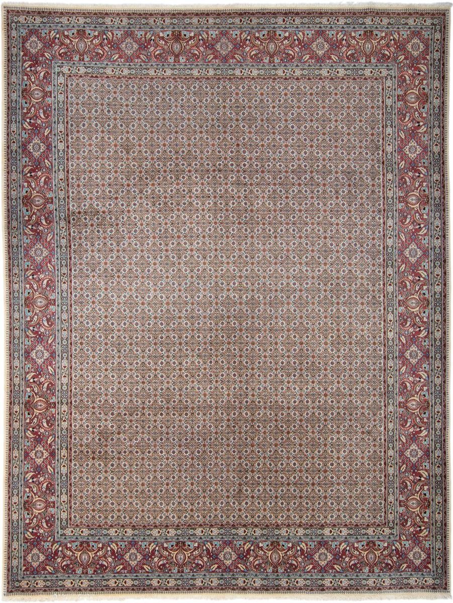 Orientteppich Moud 297x389 Handgeknüpfter Orientteppich / Perserteppich, Nain Trading, rechteckig, Höhe: 12 mm
