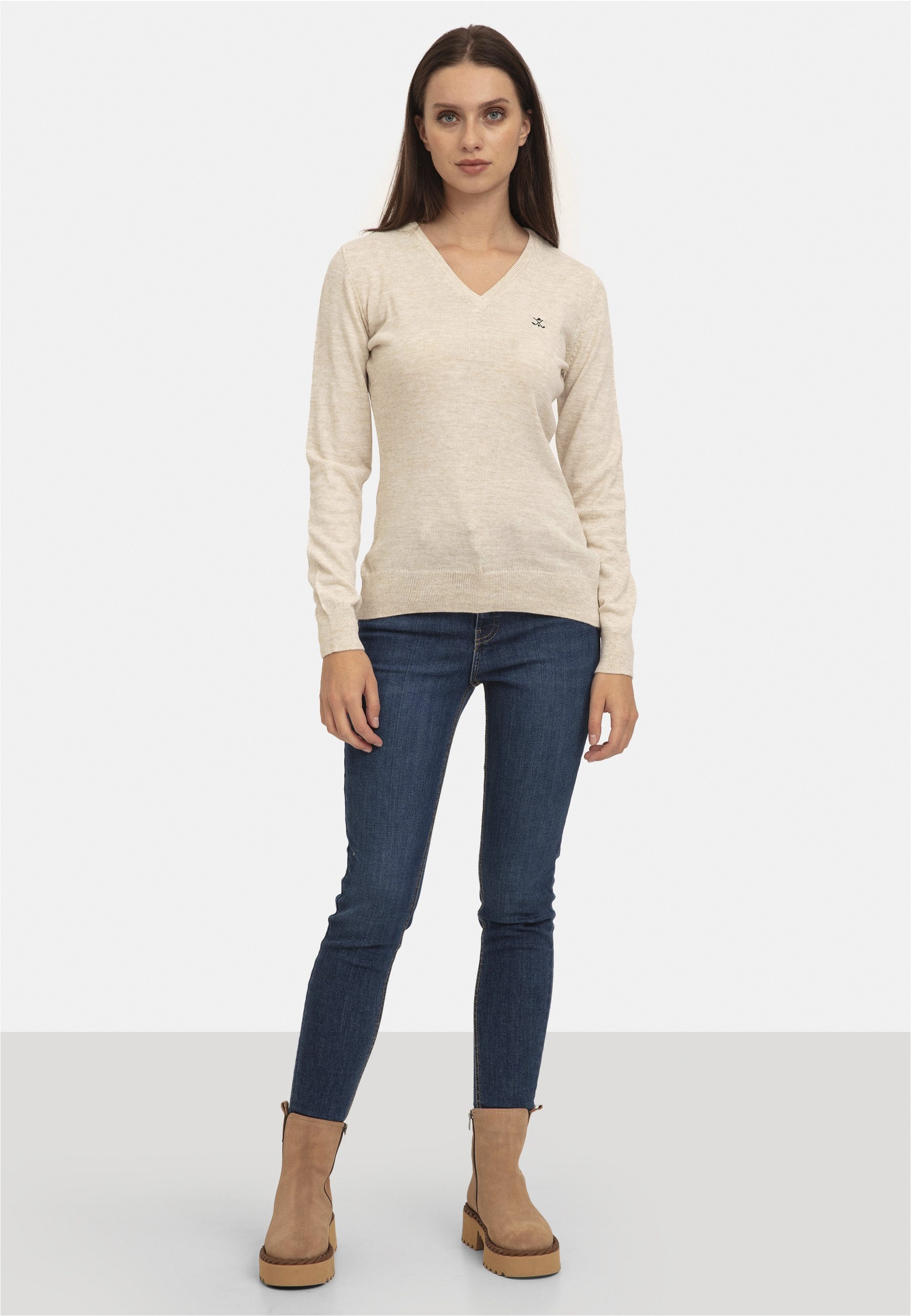 SIR RAYMOND TAILOR Strickpullover Verty (1-tlg) mit klassischem V-Ausschnitt