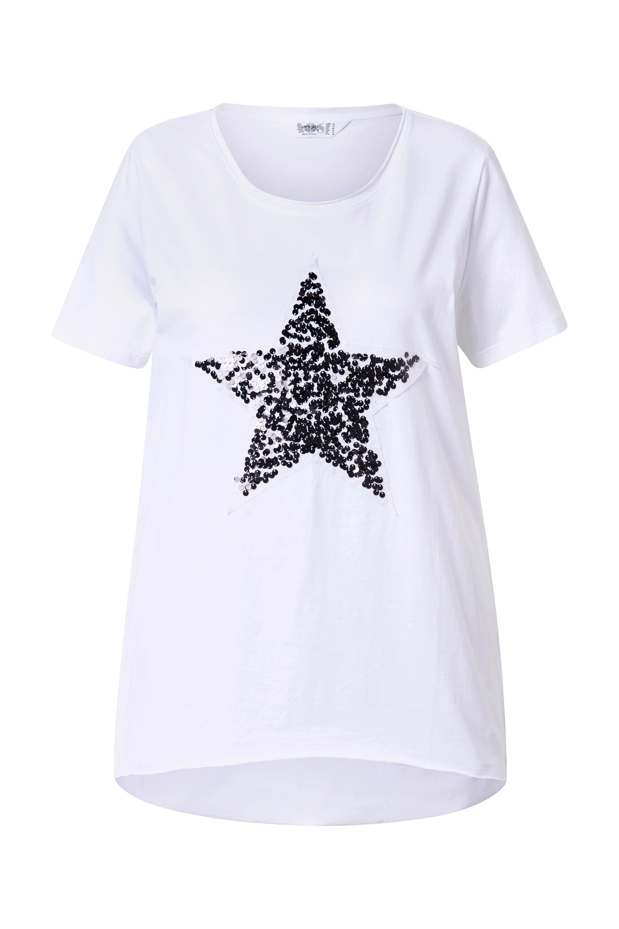 Angel of Style T-Shirt T-Shirt A-Linie Pailletten-Stern günstig online kaufen