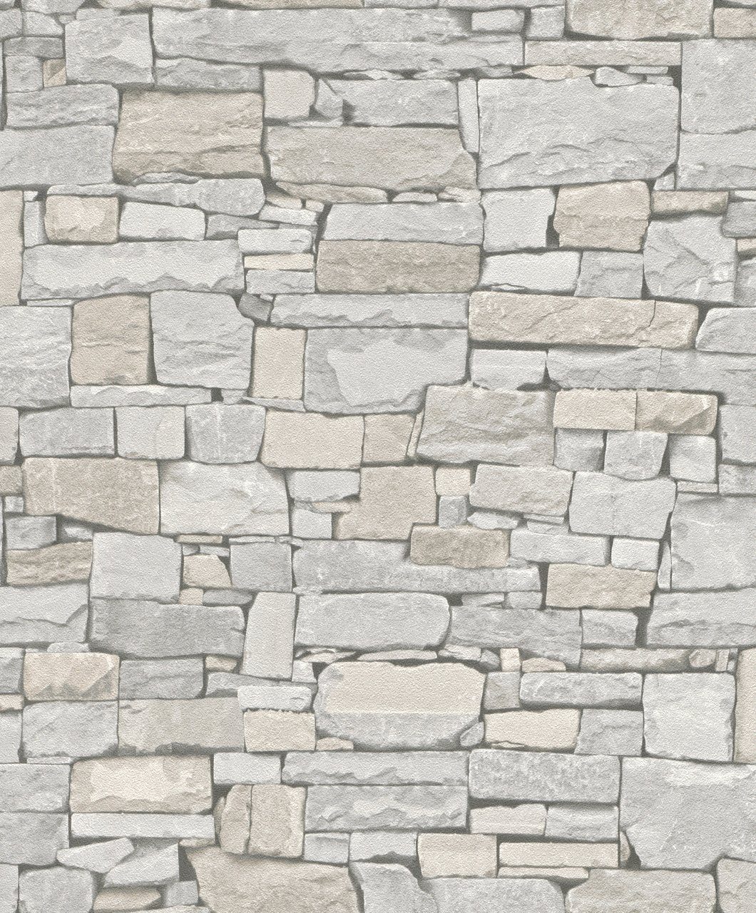Rasch Vliestapete Rasch Selection, Steintapete modern, beige grau 859126
