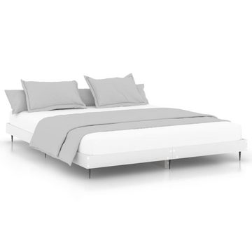 furnicato Bett Bettgestell Weiß 180x200 cm Holzwerkstoff