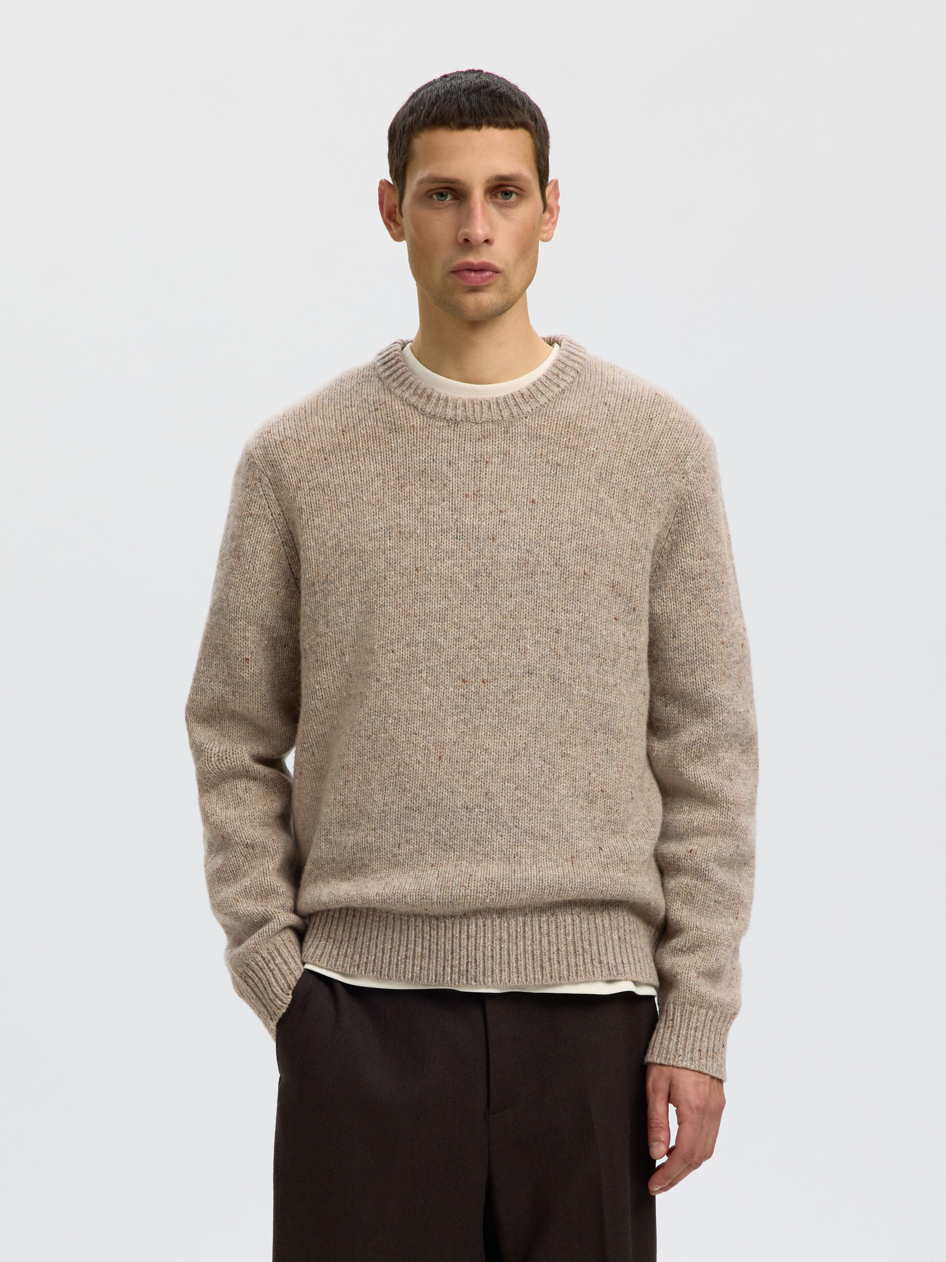 Selected Rundhalspullover SLHCODY LS KNIT RELAXED CREW NECK NOOS