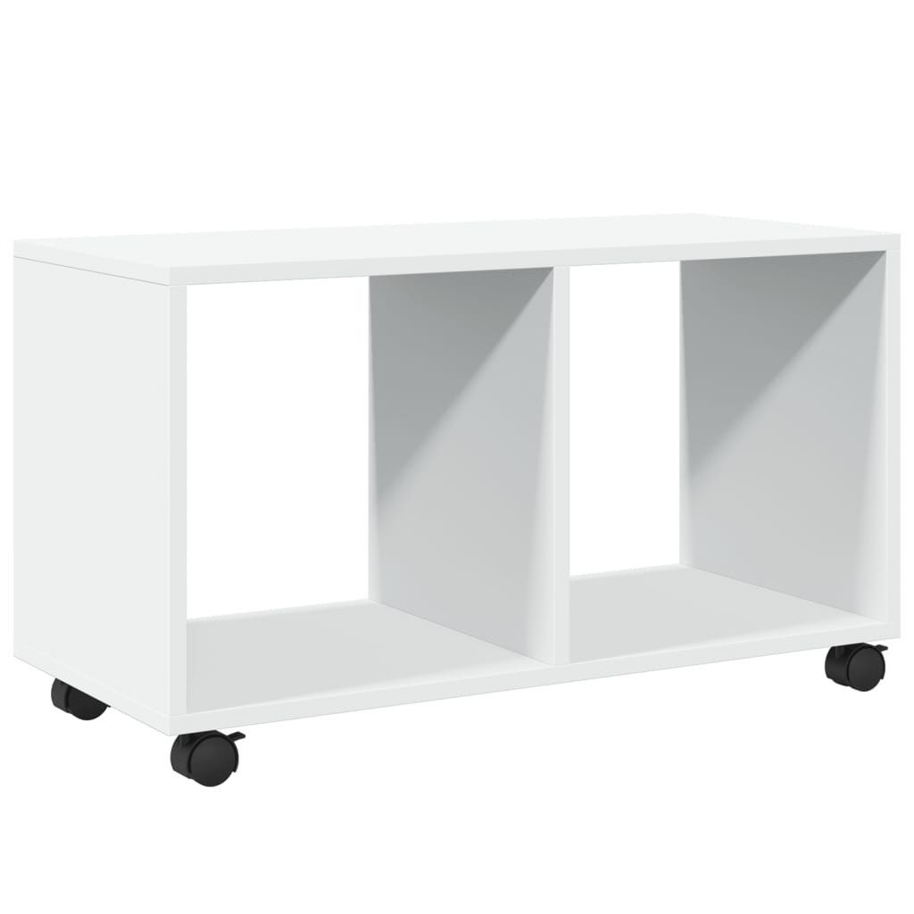 vidaXL Beistelltisch Rollschrank Weiß 72x33x42,5 cm günstig online kaufen