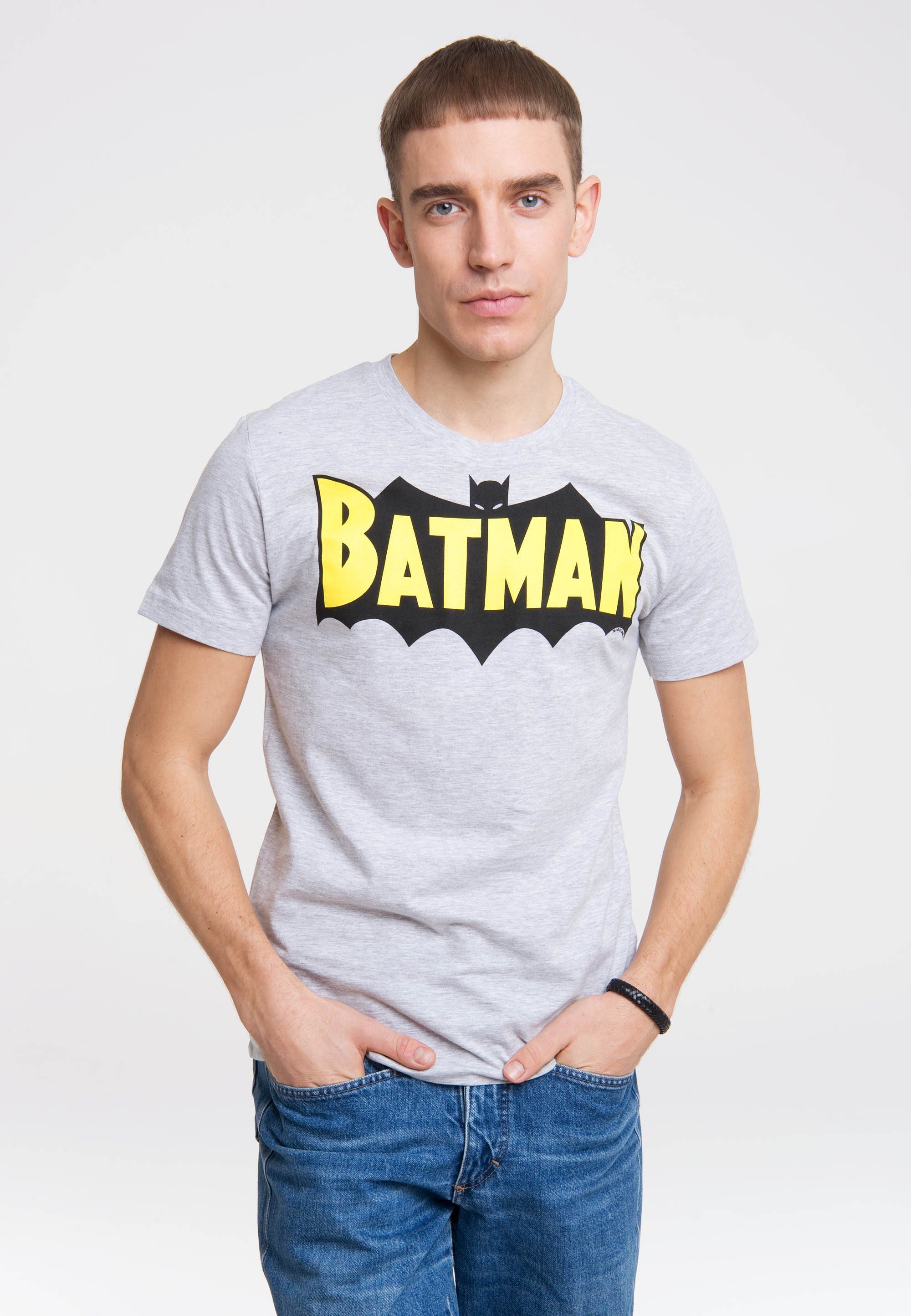 Fachvertrieb LOGOSHIRT T-Shirt BATMAN - WINGS mit Superhelden-Print coolem