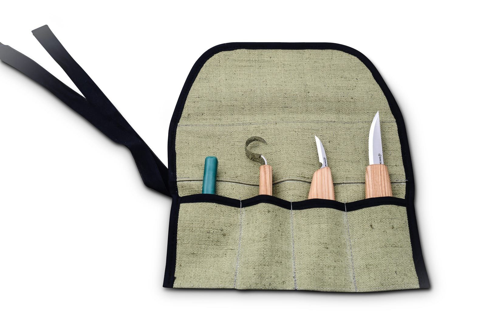 Die Werkkiste Kinderkochmesser Die Werkkiste - Löffelschnitzset BeaverCraft mit Rolltasche