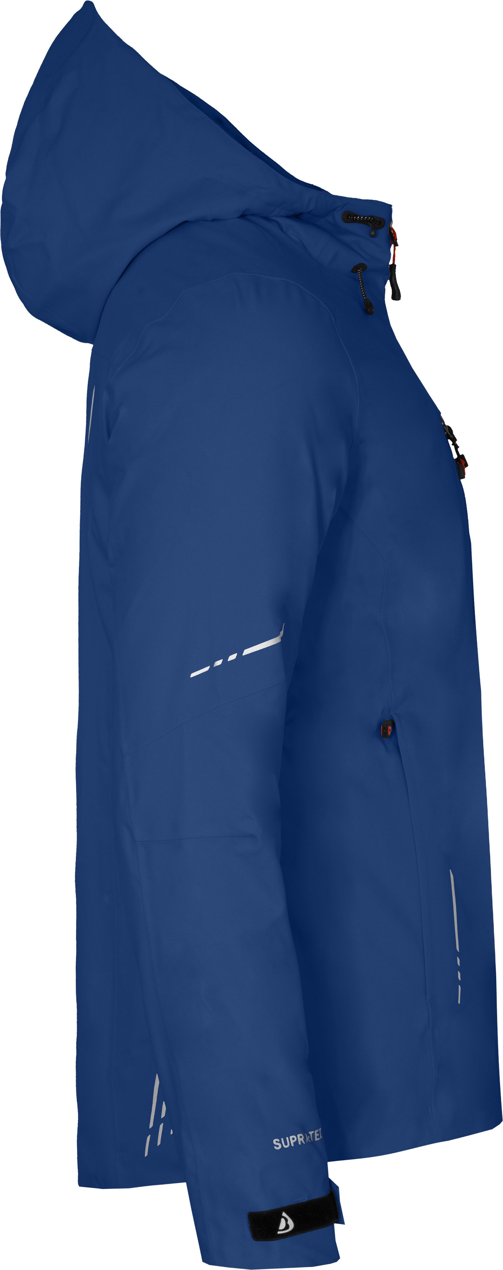 Bergson Regenjacke SKIEN THERMO Herren Regenjacke, leicht wattiert, recycelt, 20000 mm Wassersäule, L