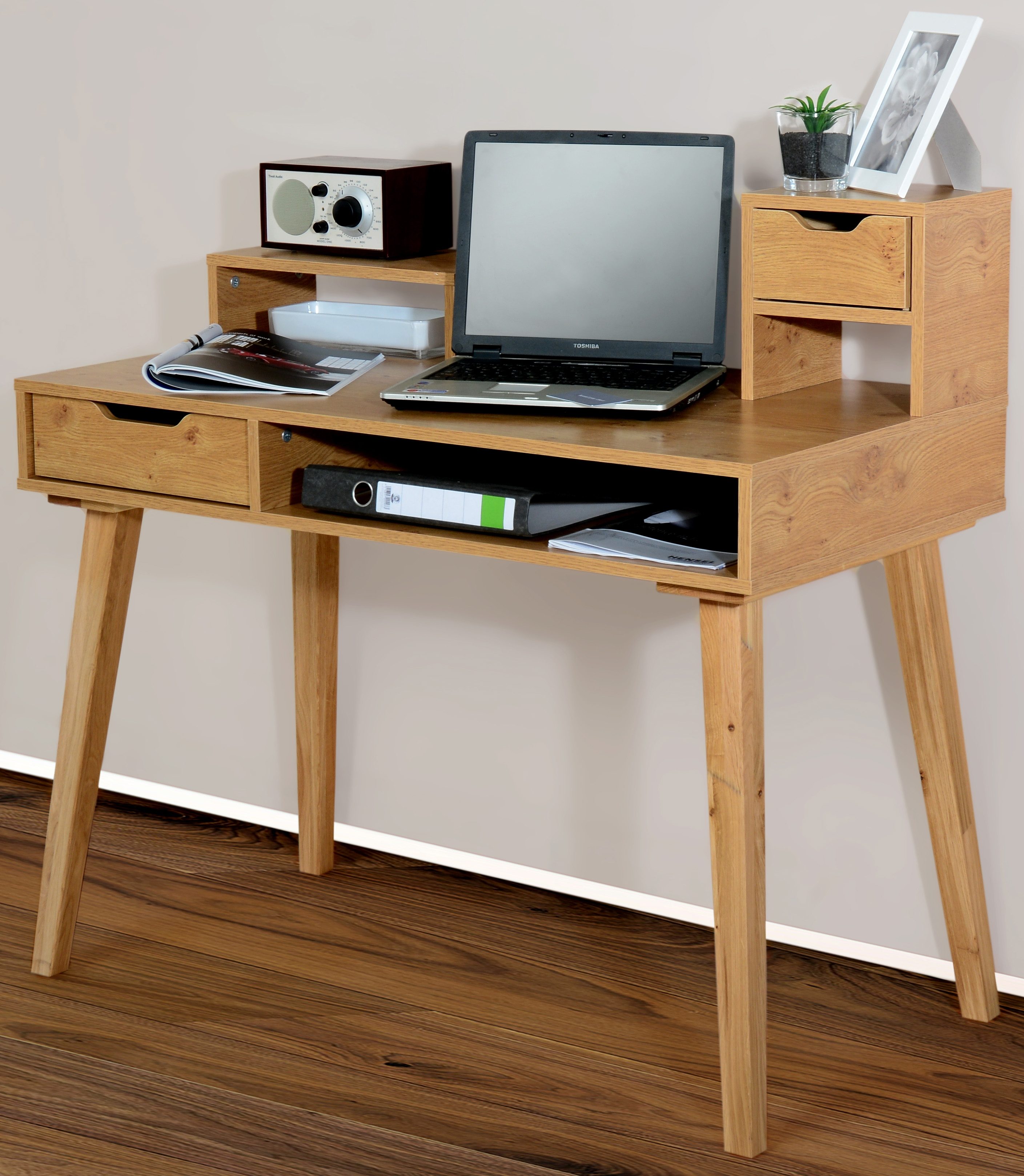 Sekretär EMIL in der Farbe buchefarben 