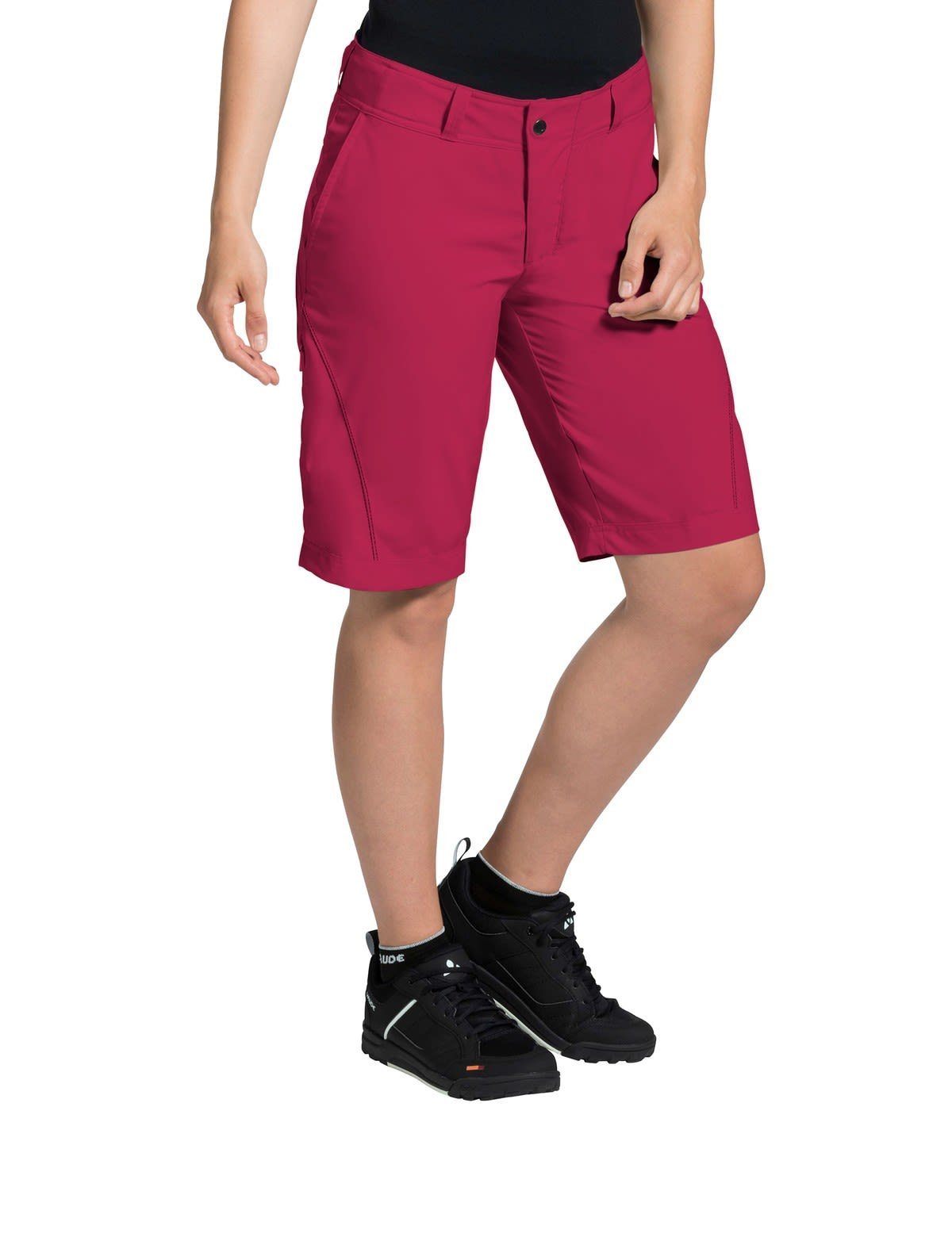 Crimson Womens VAUDE Shorts Vaude Red Damen Strandshorts Shorts Ledro