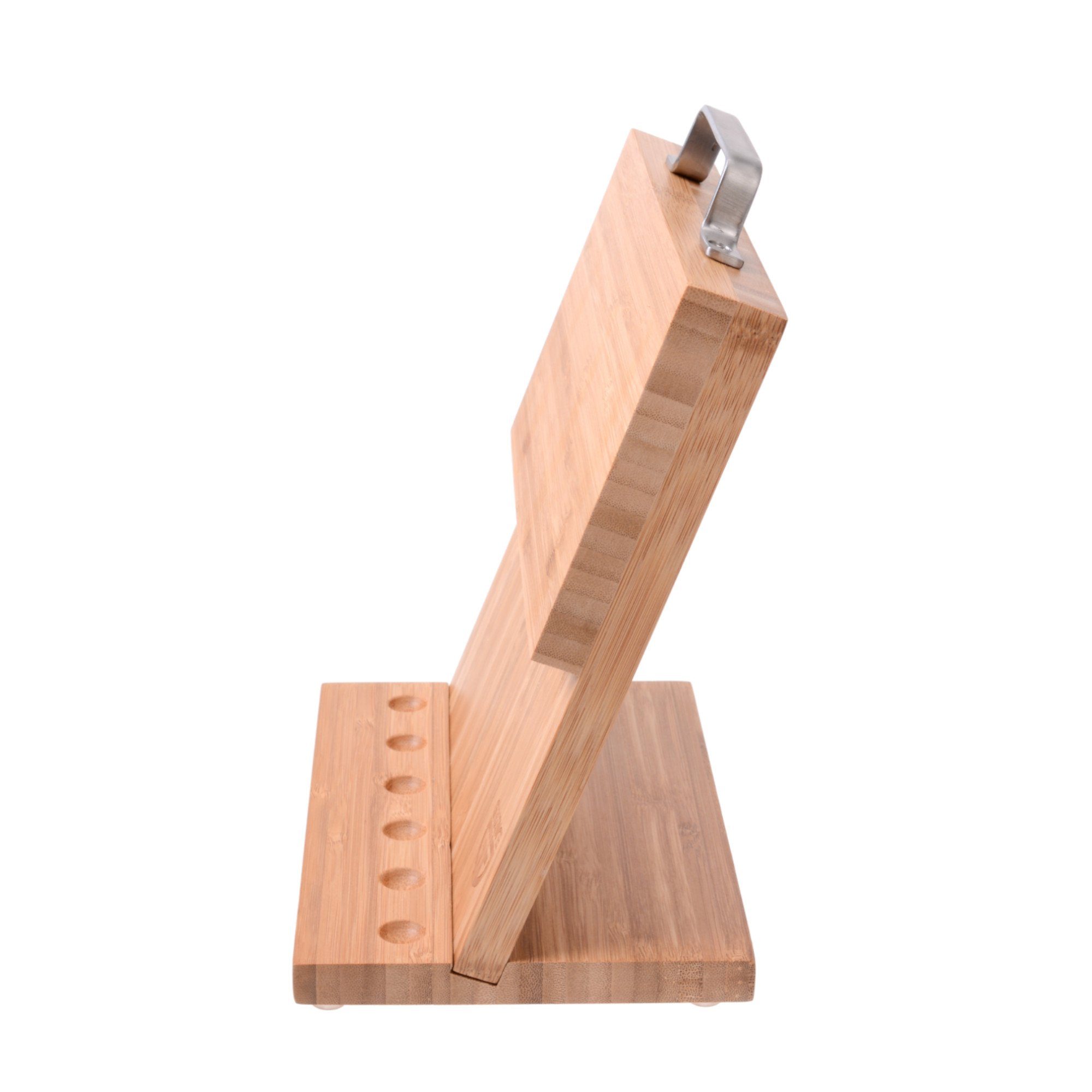 Bunt, GRÄWE Küchenmessern Bambus klein GRÄWE Messerblock Magnet-Messerhalter Natur mit