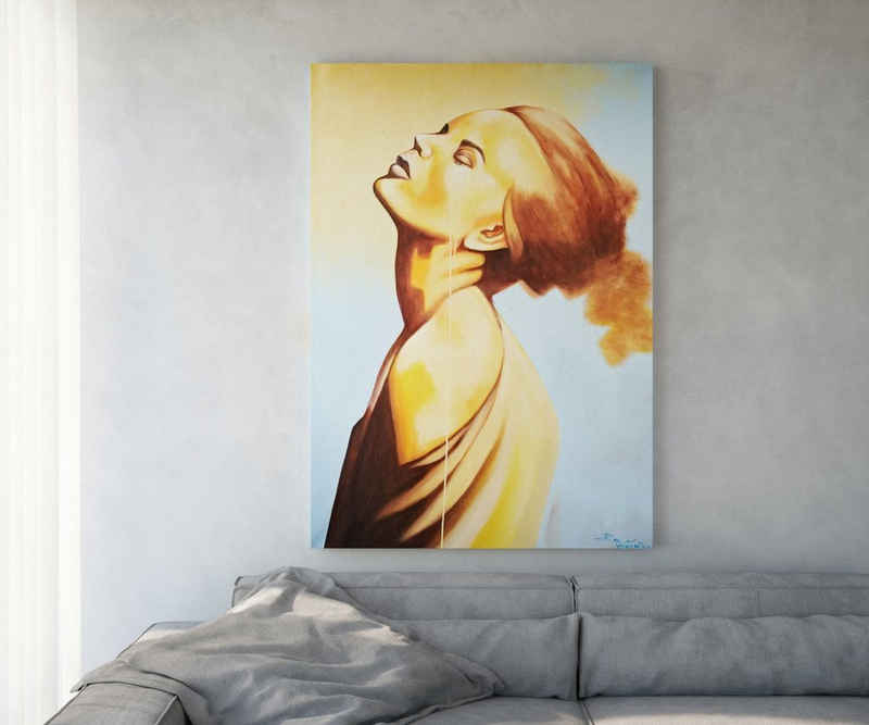 DELIFE Wandbild Young, Woman Mehrfarbig 170x120 cm Acryl auf Leinwand