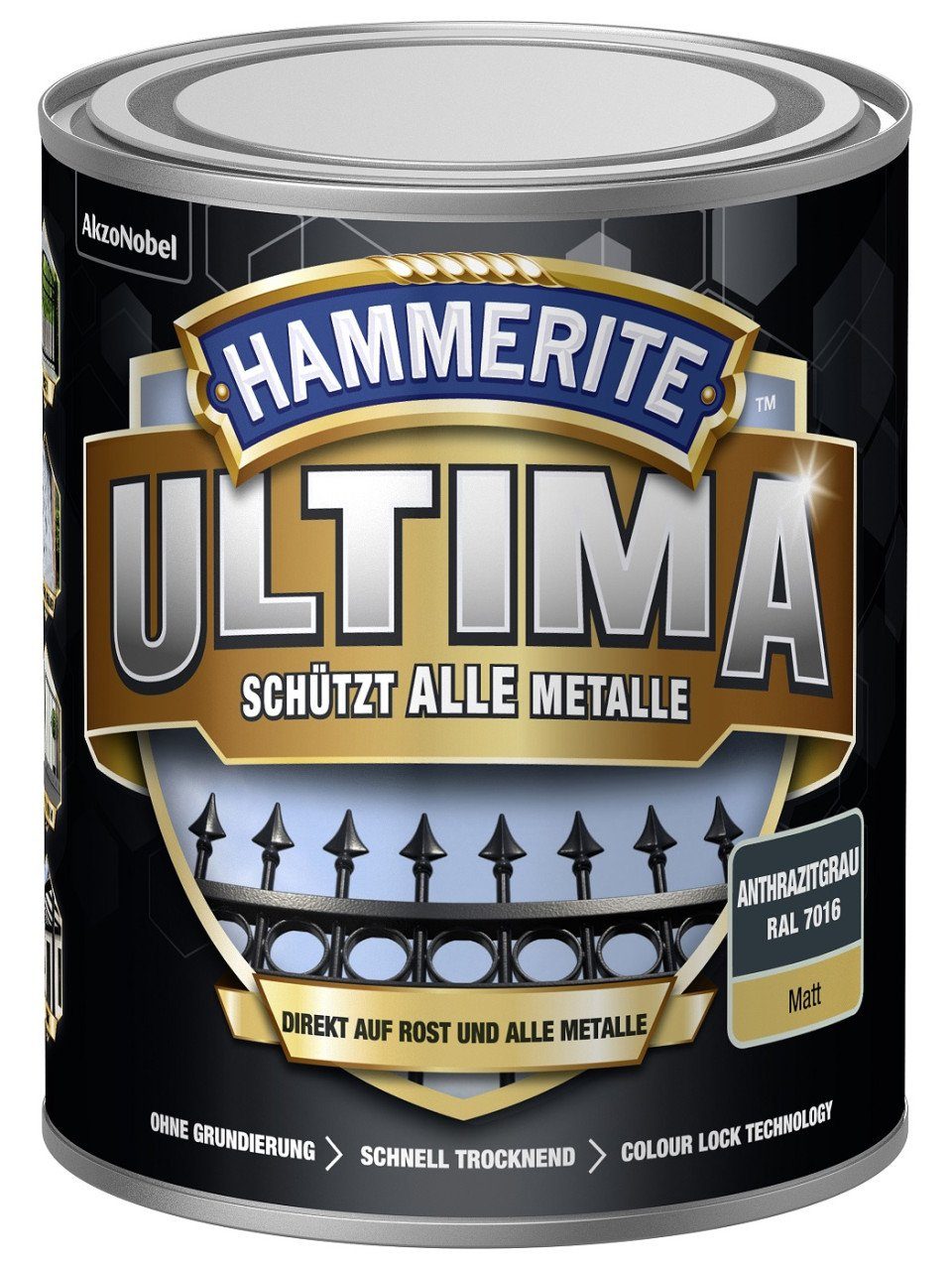 Hammerite  Metallschutzlack Hammerite Metallschutzlack ULTIMA matt günstig online kaufen