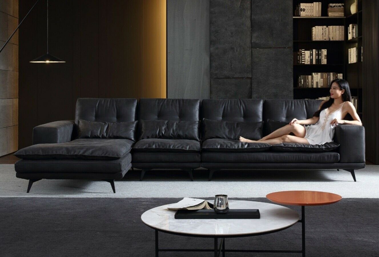 JVmoebel Ecksofa Wohnlandschaft Europe Sofa, Leder Design Neues Textil Made Ecksofa in