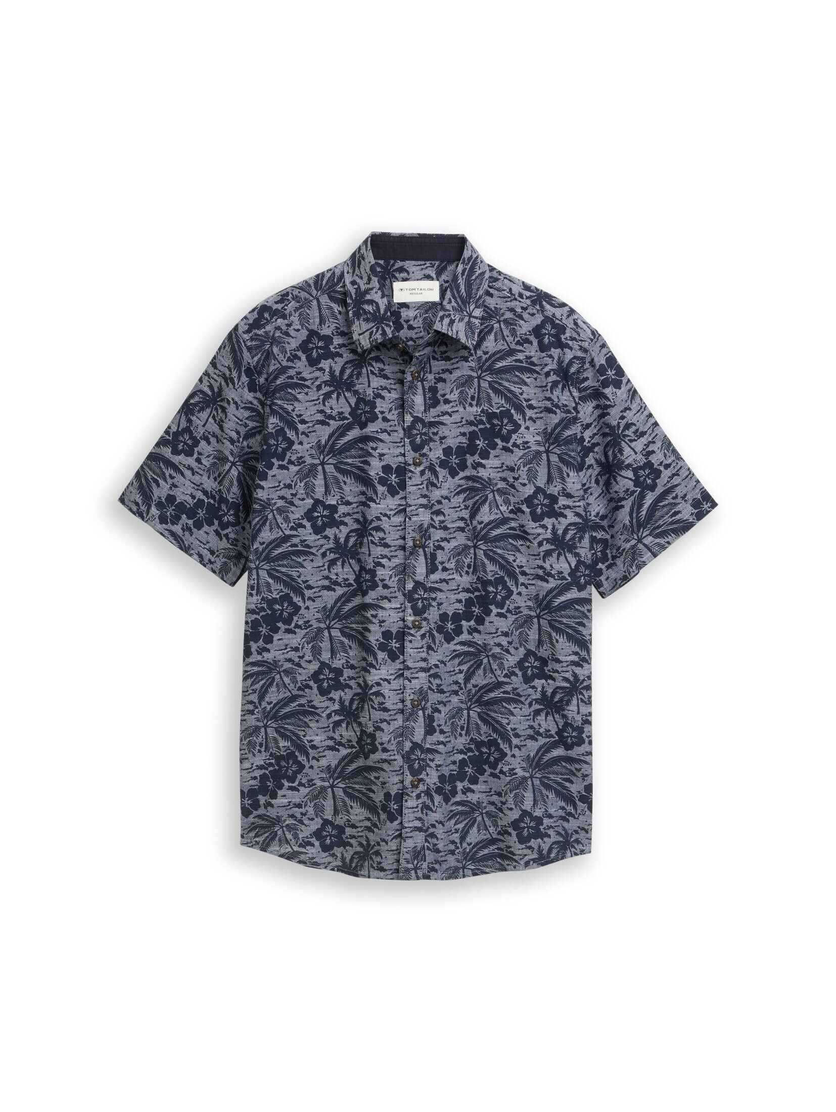 TOM TAILOR Kurzarmhemd Blusen & Shirts Regular Fit Kurzarmhemd mit Muster