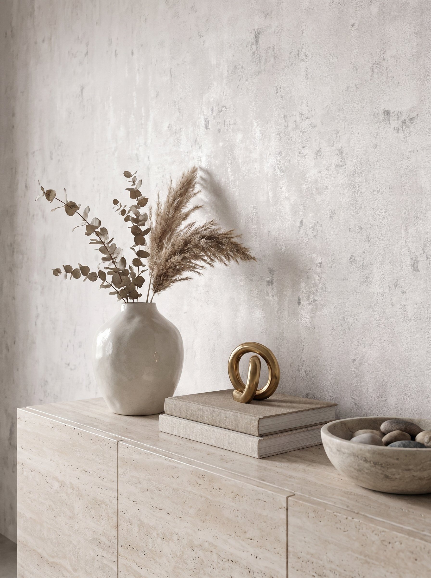 Newroom Vliestapete Tyana Light Grey Tapete Betonoptik Putz,Beton,Metallic, Grau Tapete Modern Putz - Betonoptik Betonwand Weiß Silber Industrial Bauhaus Beton  – Bild 5 von 5