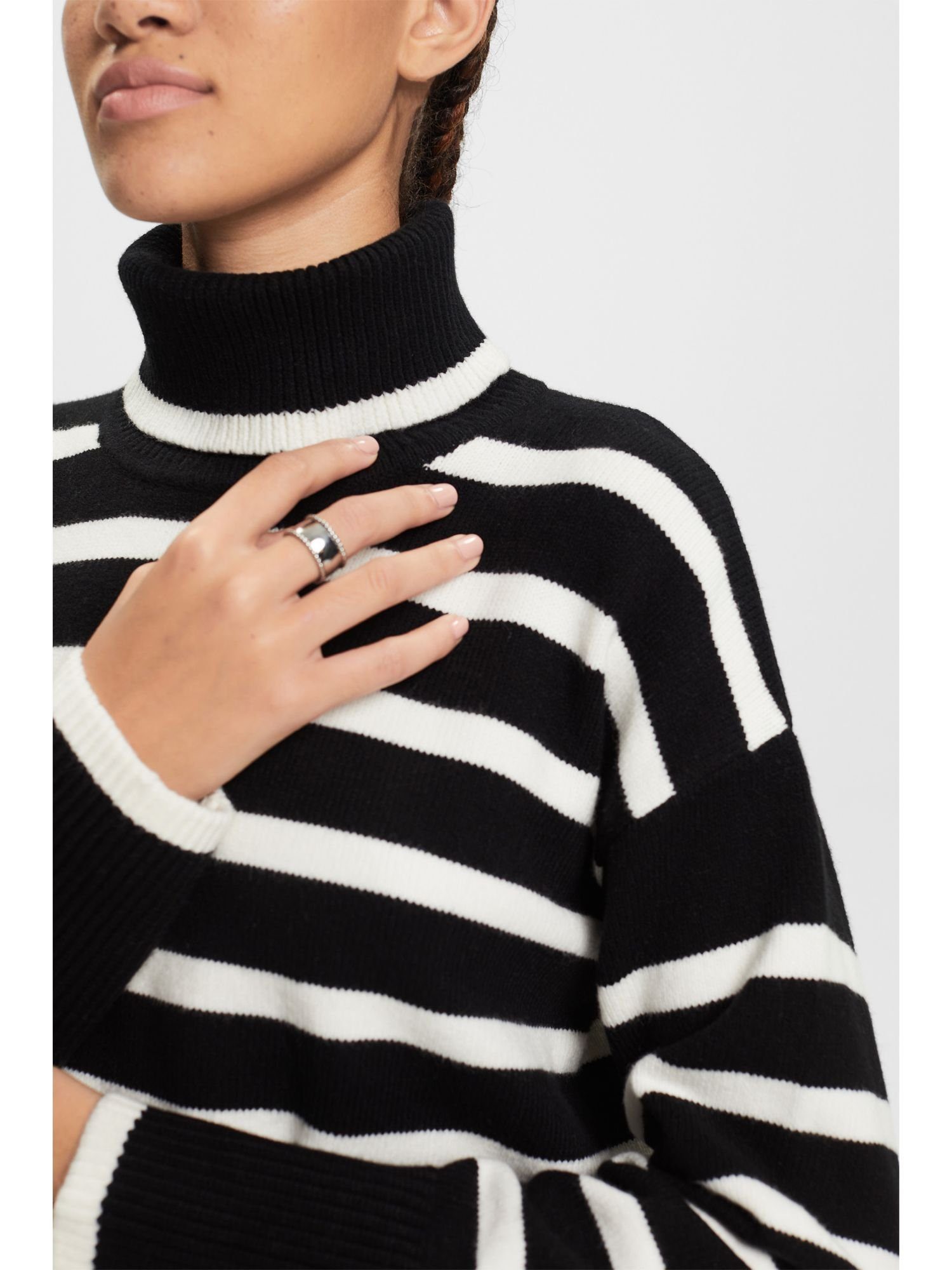 Esprit BLACK COLORWAY Sweaters Rollkragenpullover