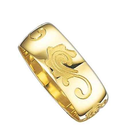 Firetti Trauring Schmuck Geschenk Gold 375 Hochzeit Ehering Trauring "LIEBE", Made in Germany