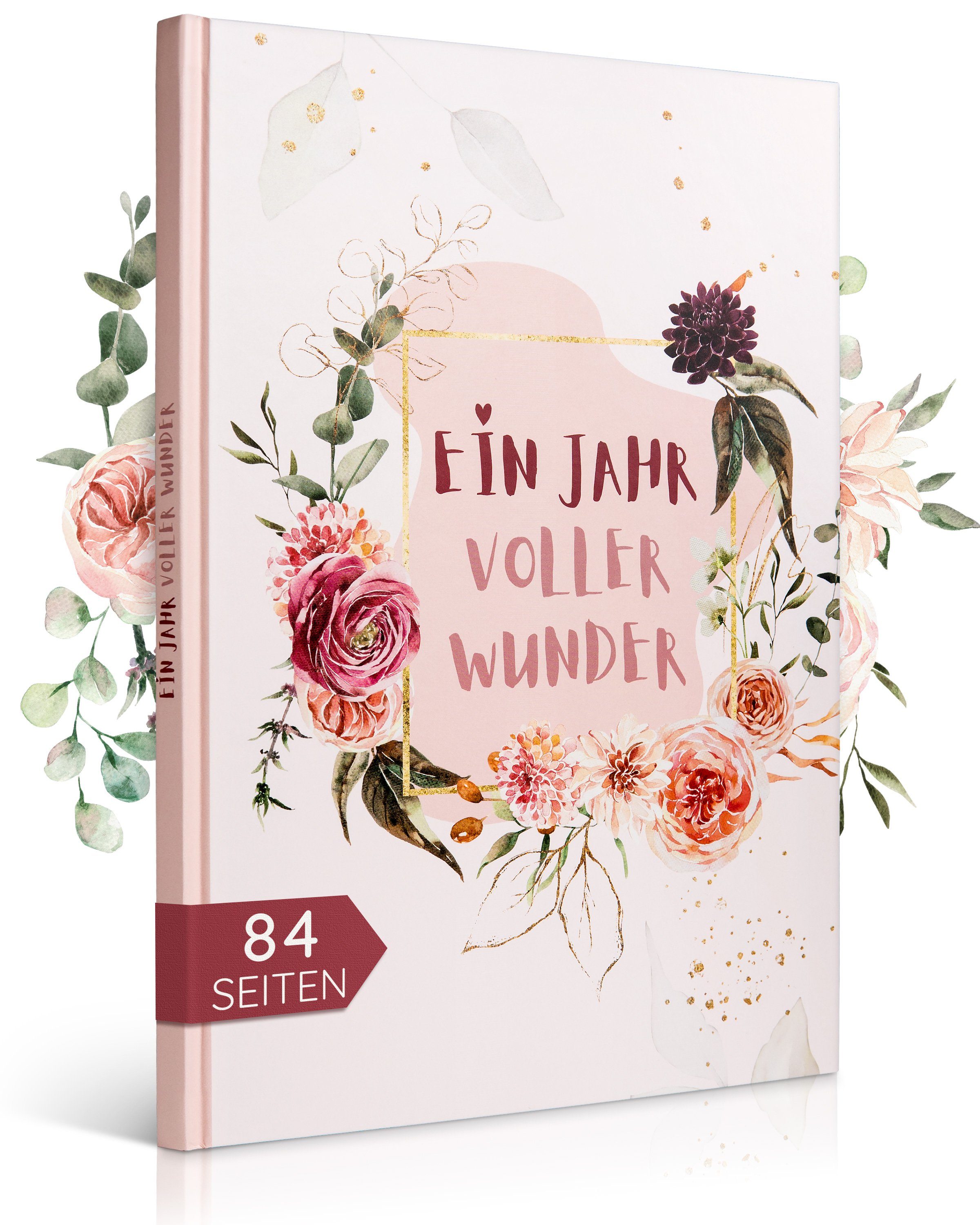 Eulentaler Tagebuch I Mein erstes Jahr I Von Pädagogen gestaltet I Boho I, DIN A4, 84 Seiten Inhalt, Hardcoverumschlag, Premium Naturpapier