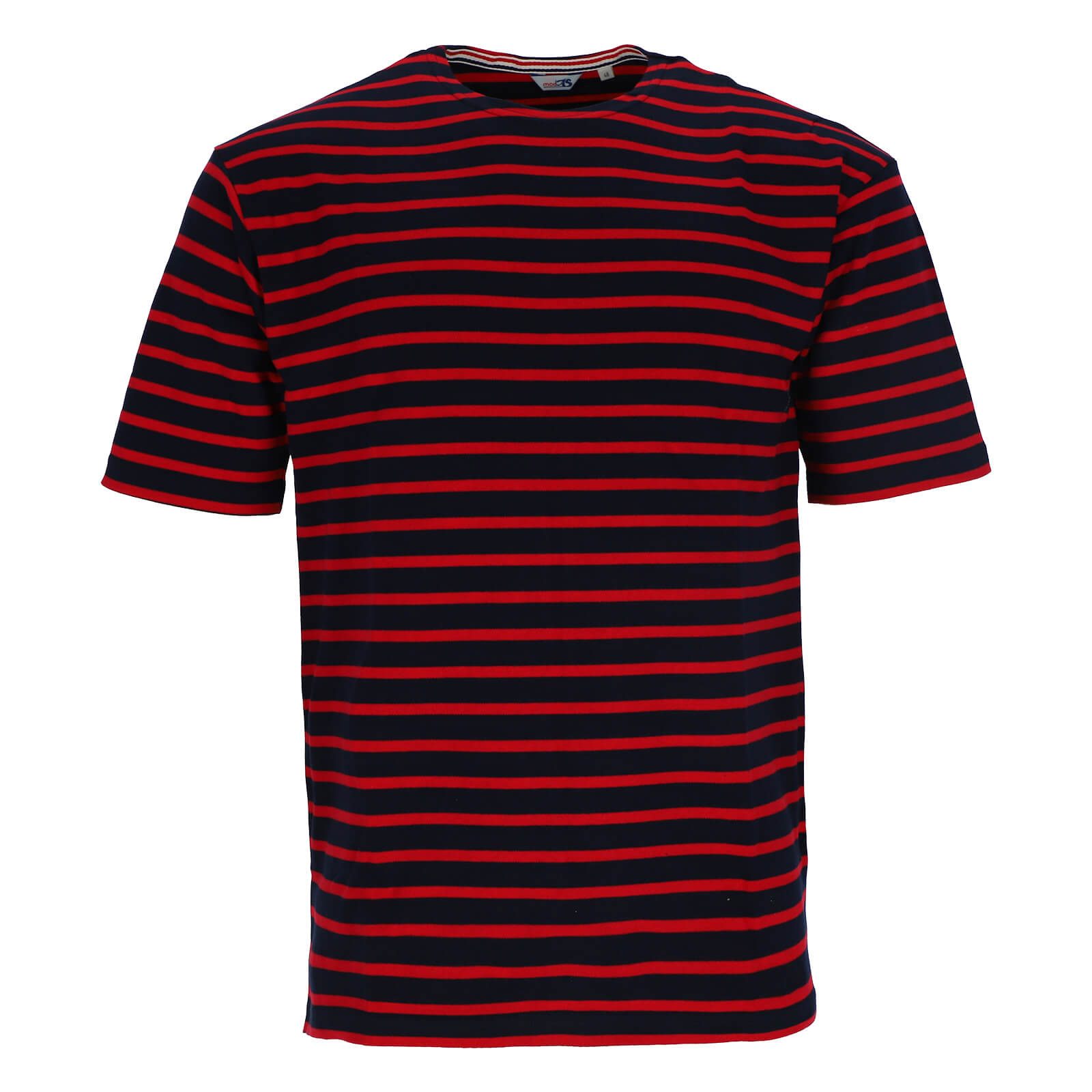 modAS Rundhalsshirt Herren T-Shirt Streifen - günstig online kaufen