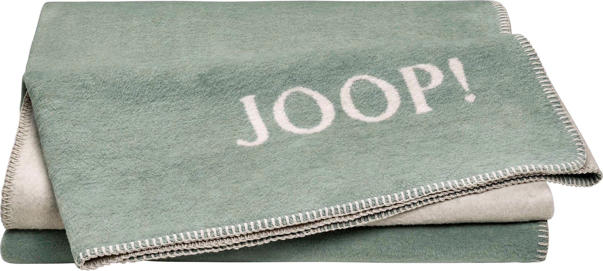 Wohndecke »JOOP! UNI-DOUBLEFACE«, Joop!, Weiche, großformatige Wohndecke im  eleganten Uni-Look mit JOOP! Logo, Wendefunktion und geketteltem Zierstich  online kaufen | OTTO