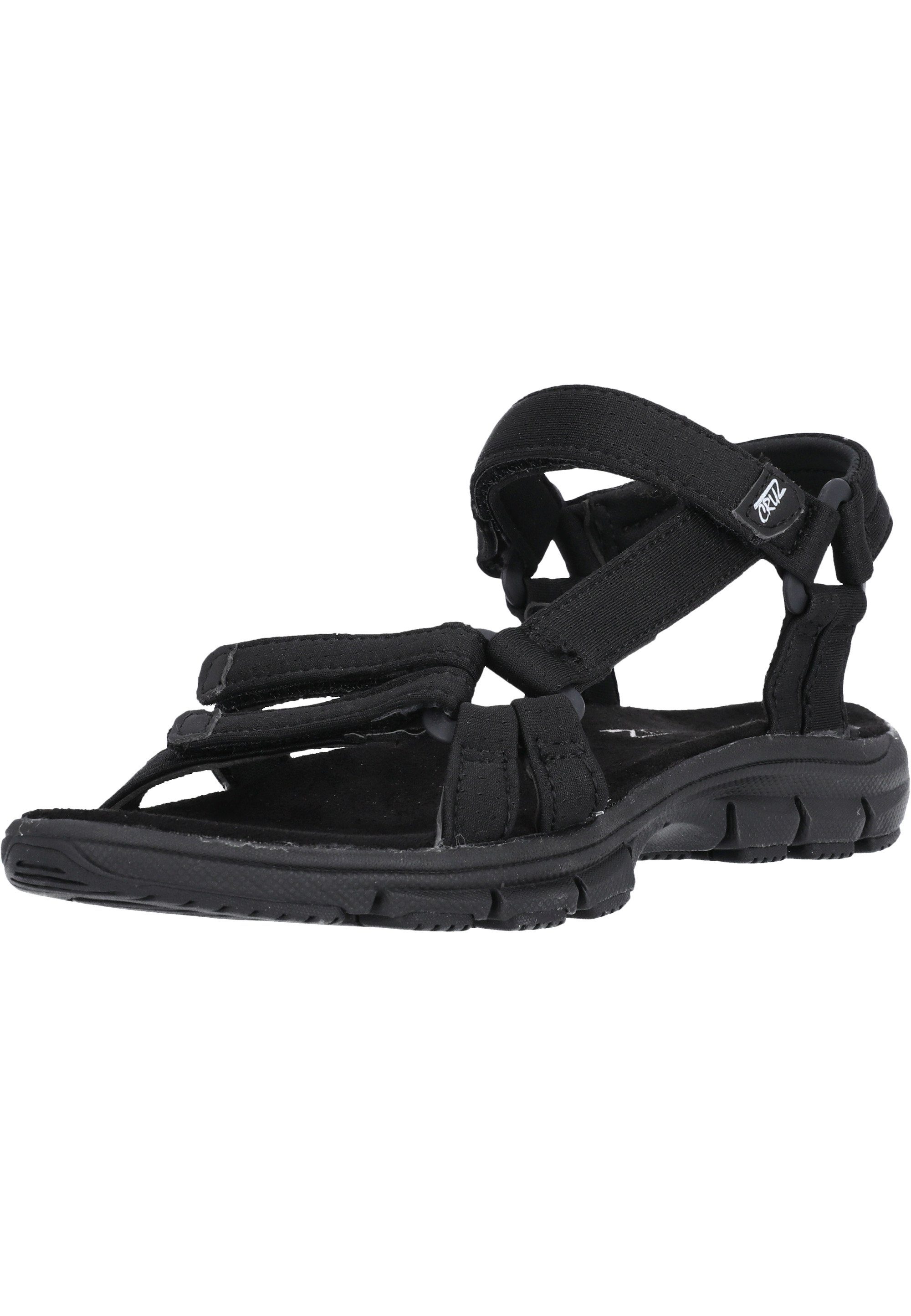 CRUZ Bernao Sandale mit Allwetterprofil rutschfestem schwarz-schwarz
