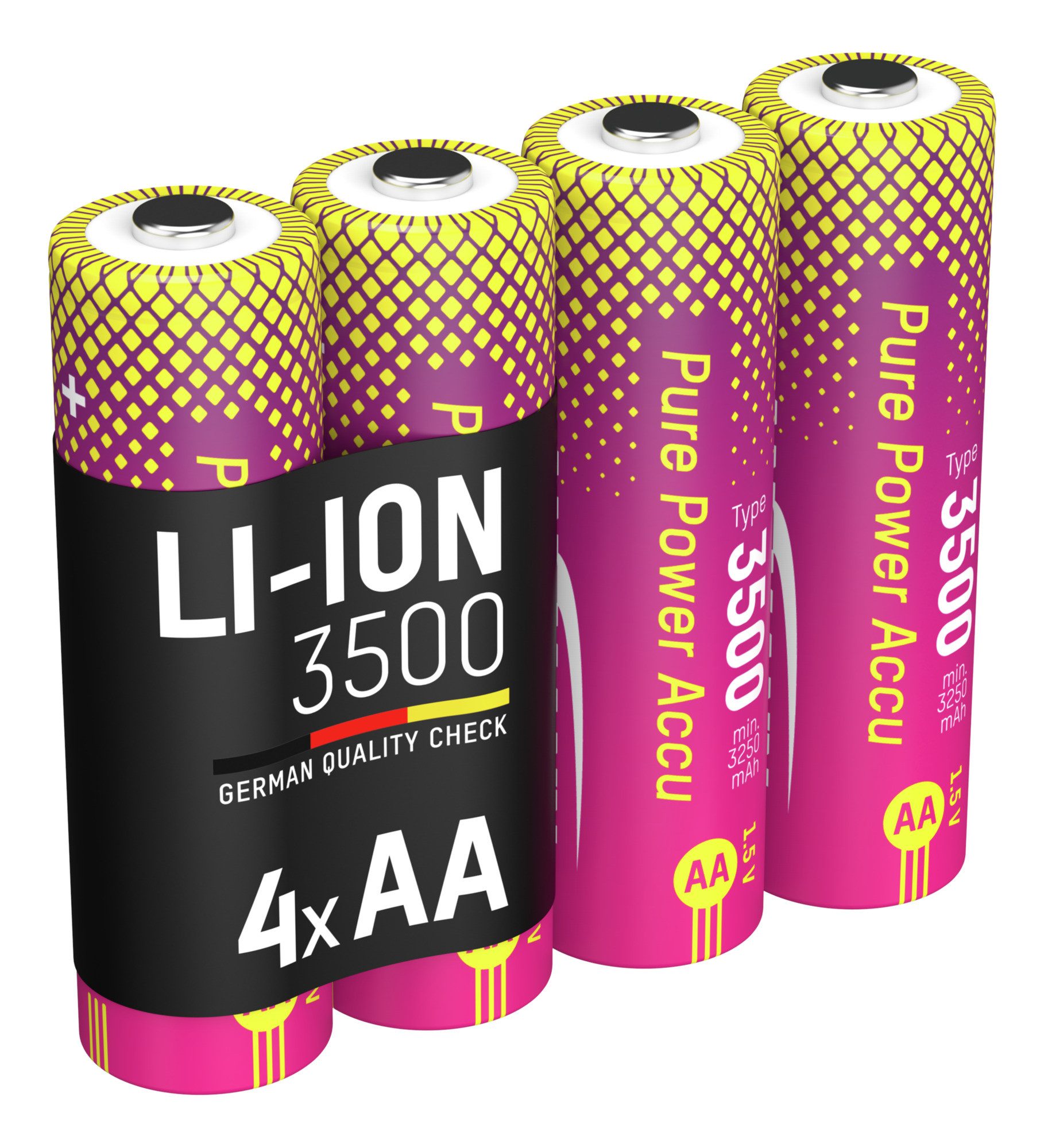 ANSMANN AG Pure Power Mignon AA 3500, hohe Kapazität und lange Laufzeit Akku