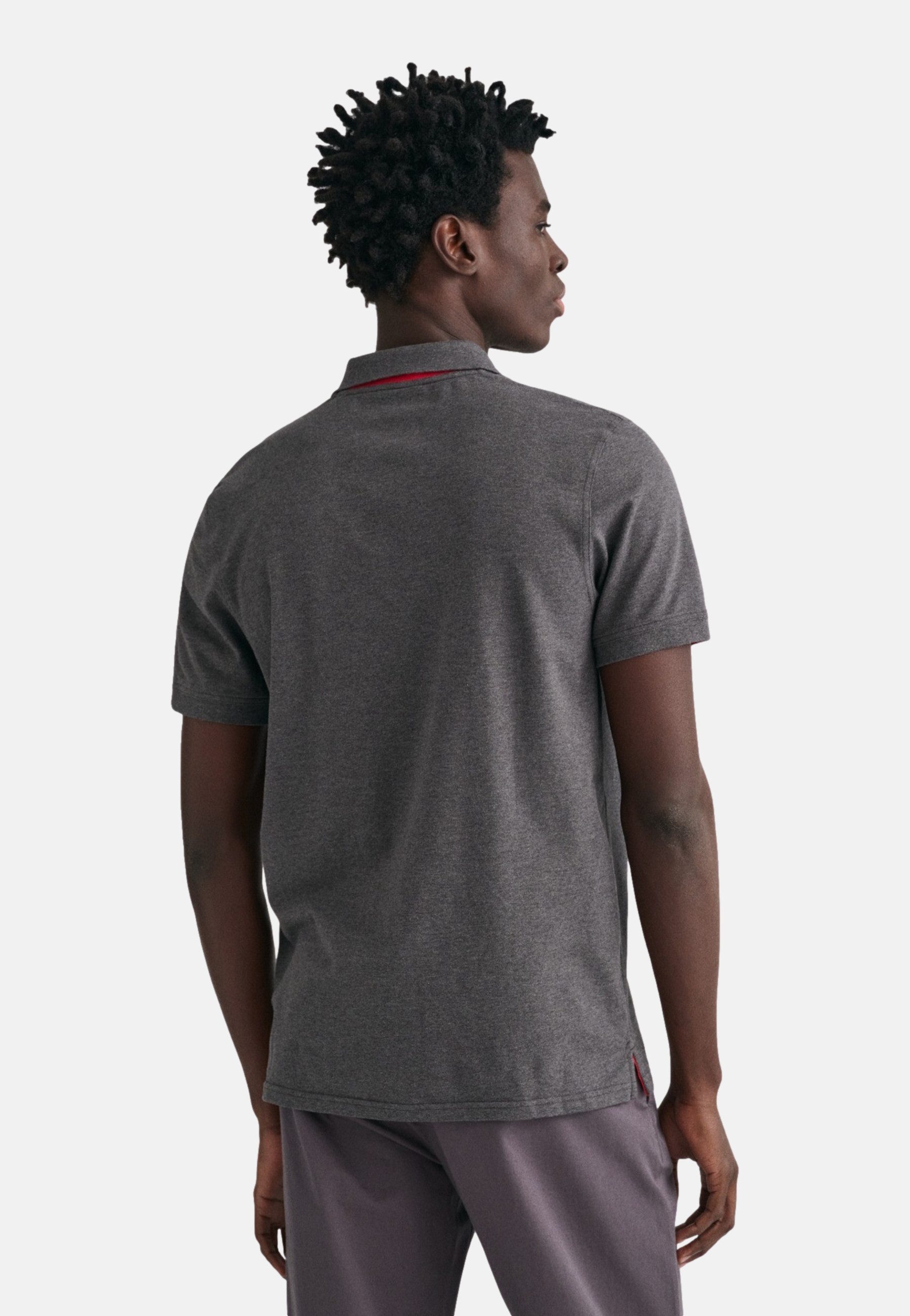 Gant Poloshirt Poloshirt Reg Contrast Pique Kurzarmshirt (1-tlg., 1)